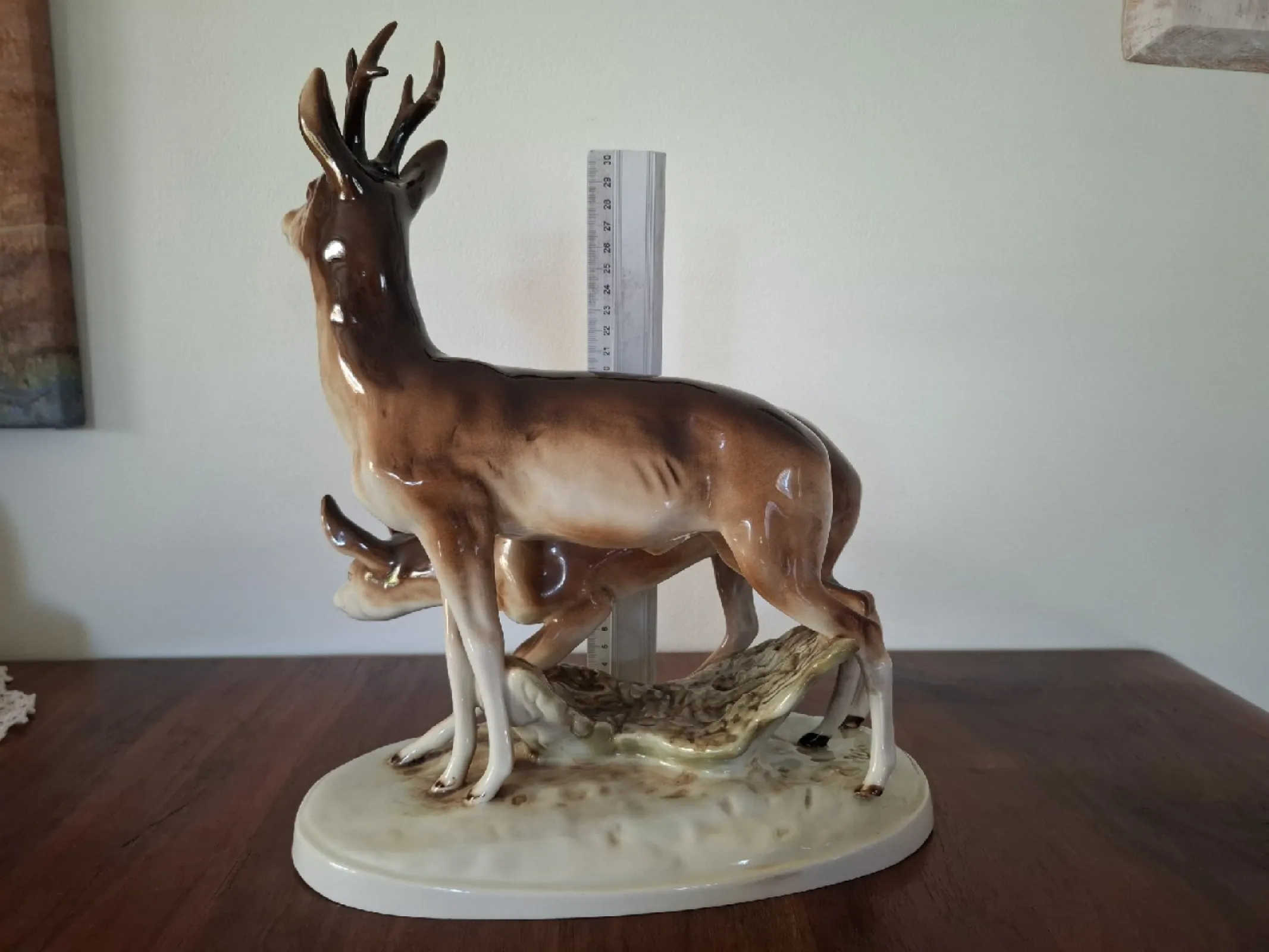 Wanke Royal Dux Olbrzymia Figura Rzeźba porcelana Unikat