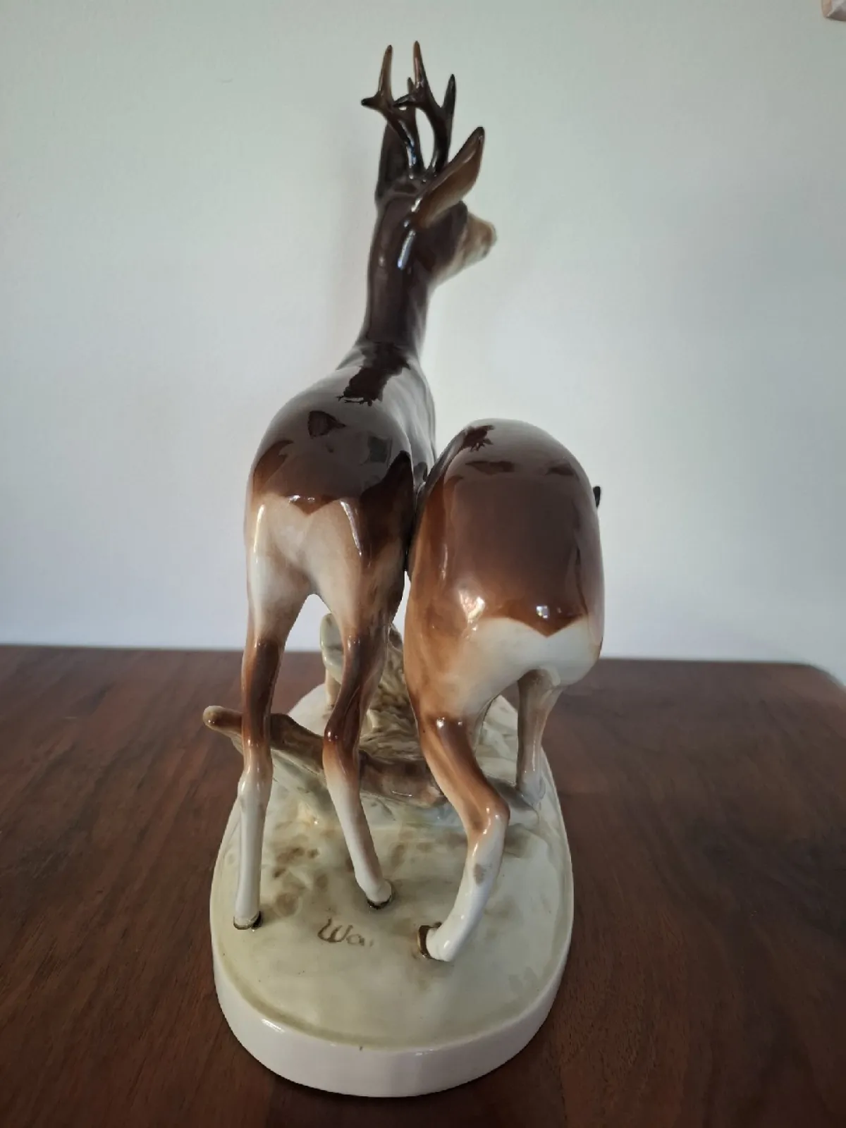 Wanke Royal Dux Olbrzymia Figura Rzeźba porcelana Unikat
