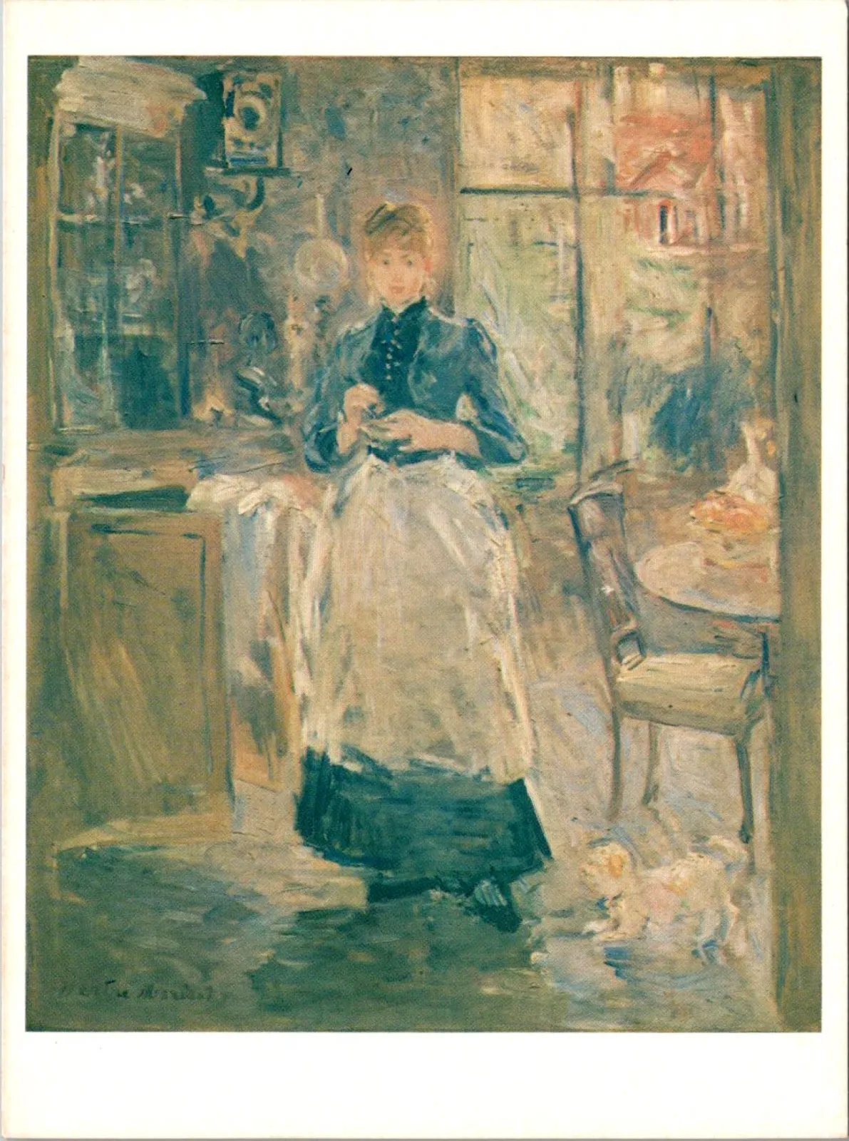 Pocztówka/ Sztuka/ Malarstwo Impresjonizm/ Morisot/ ok. lata 80