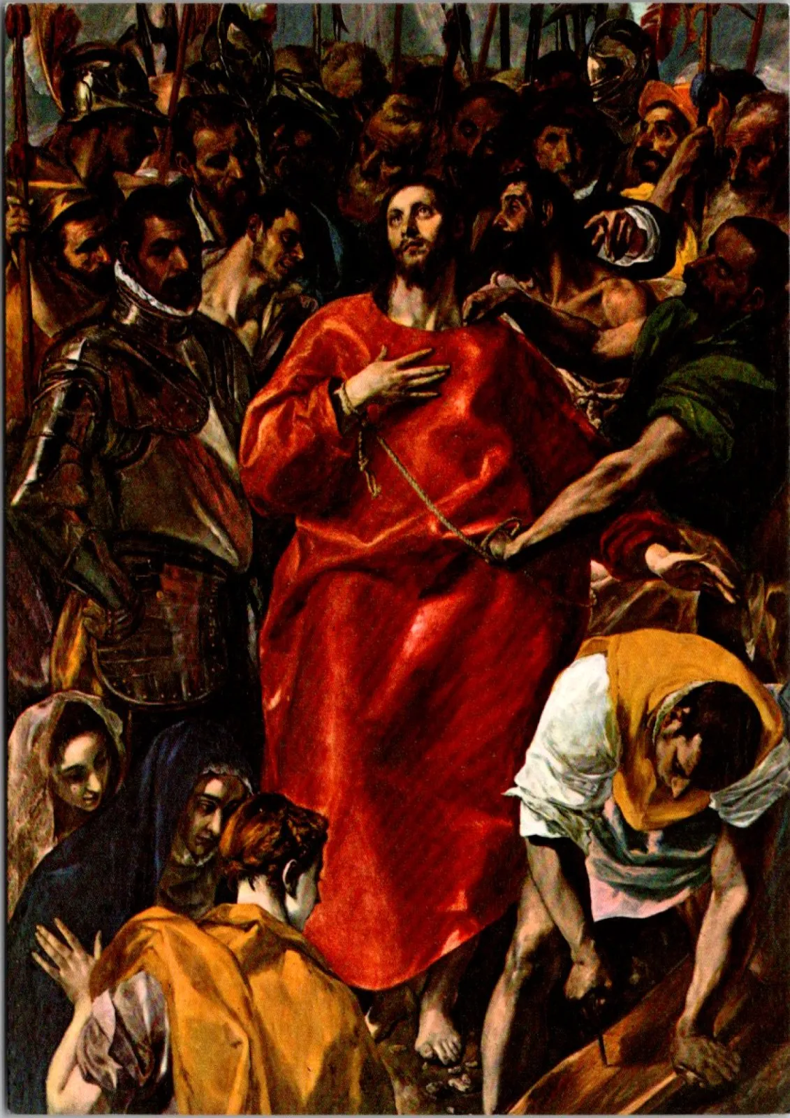 Pocztówka/ Malarstwo/ El Greco El Expolio/ Toledo/ Hiszpania/ ok. lata 70