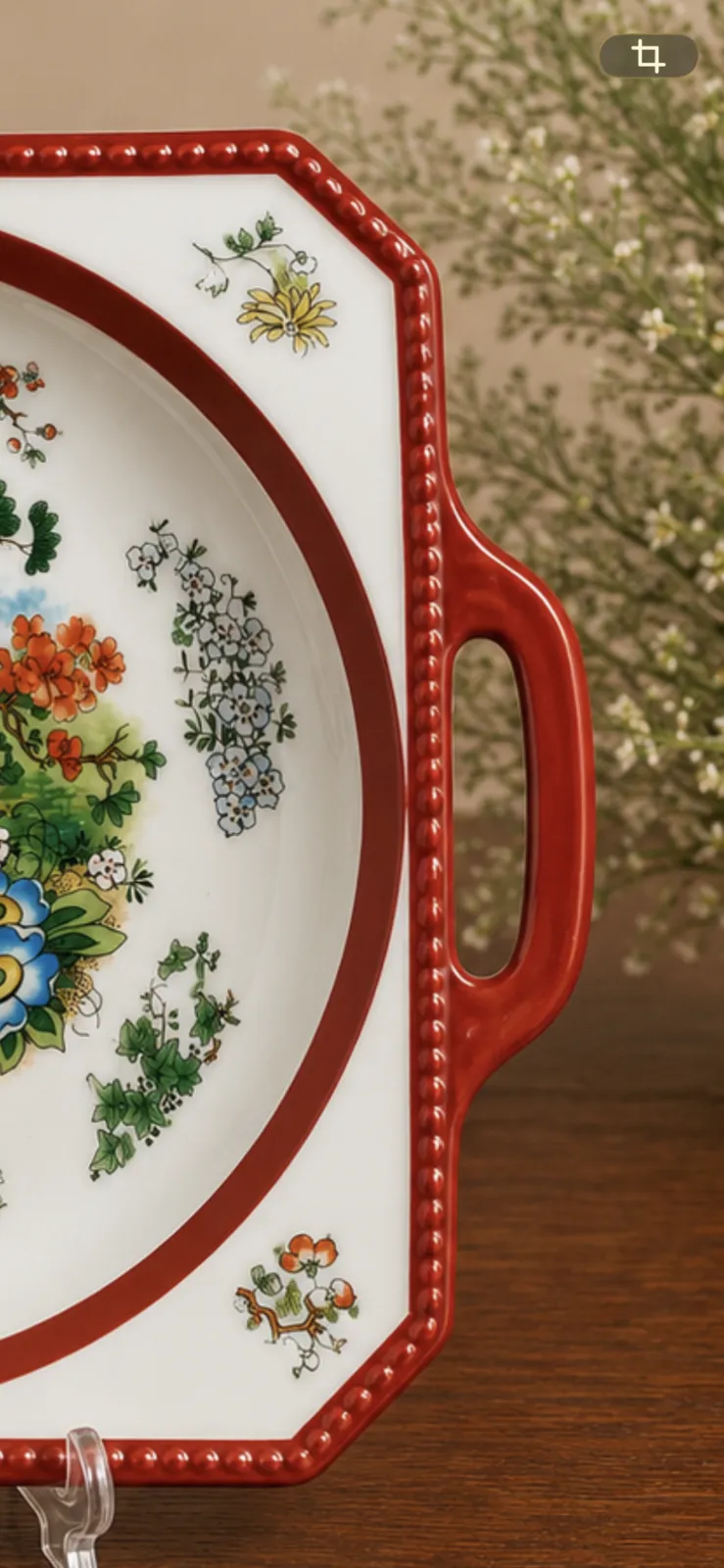 Carl Tielsch Art Deco 1929 altwasser  / Chinoserie / orientalna misa / patera