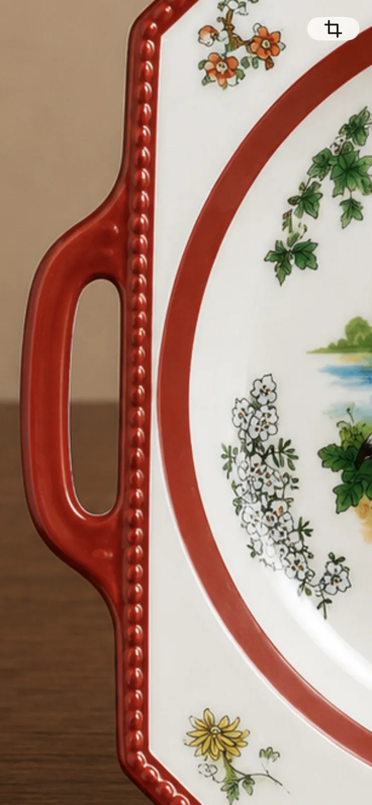 Carl Tielsch Art Deco 1929 altwasser  / Chinoserie / orientalna misa / patera