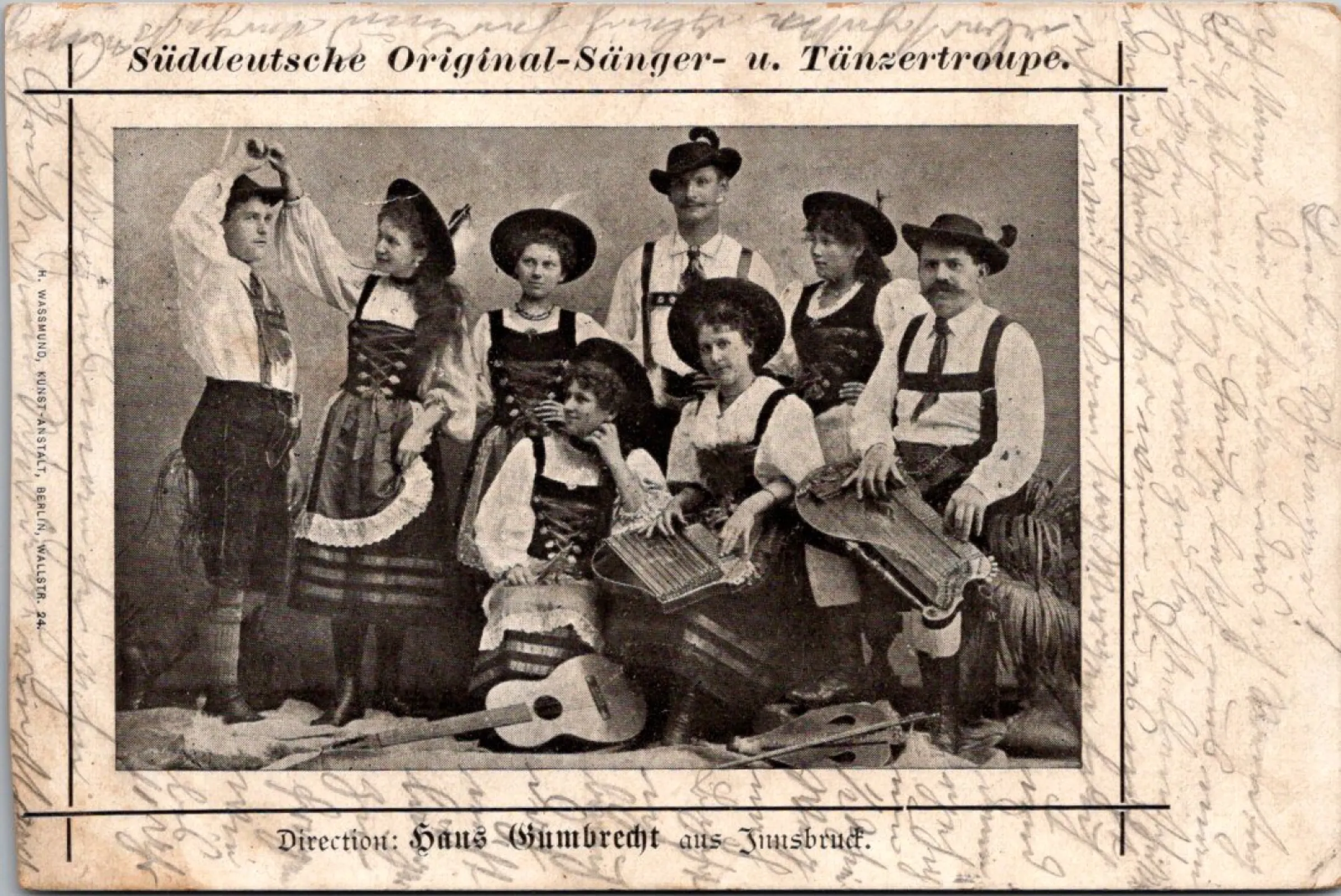 Pocztówka/ Teatr Muzyka/ Tyrol/ Innsbruck Austria/ ok. 1900