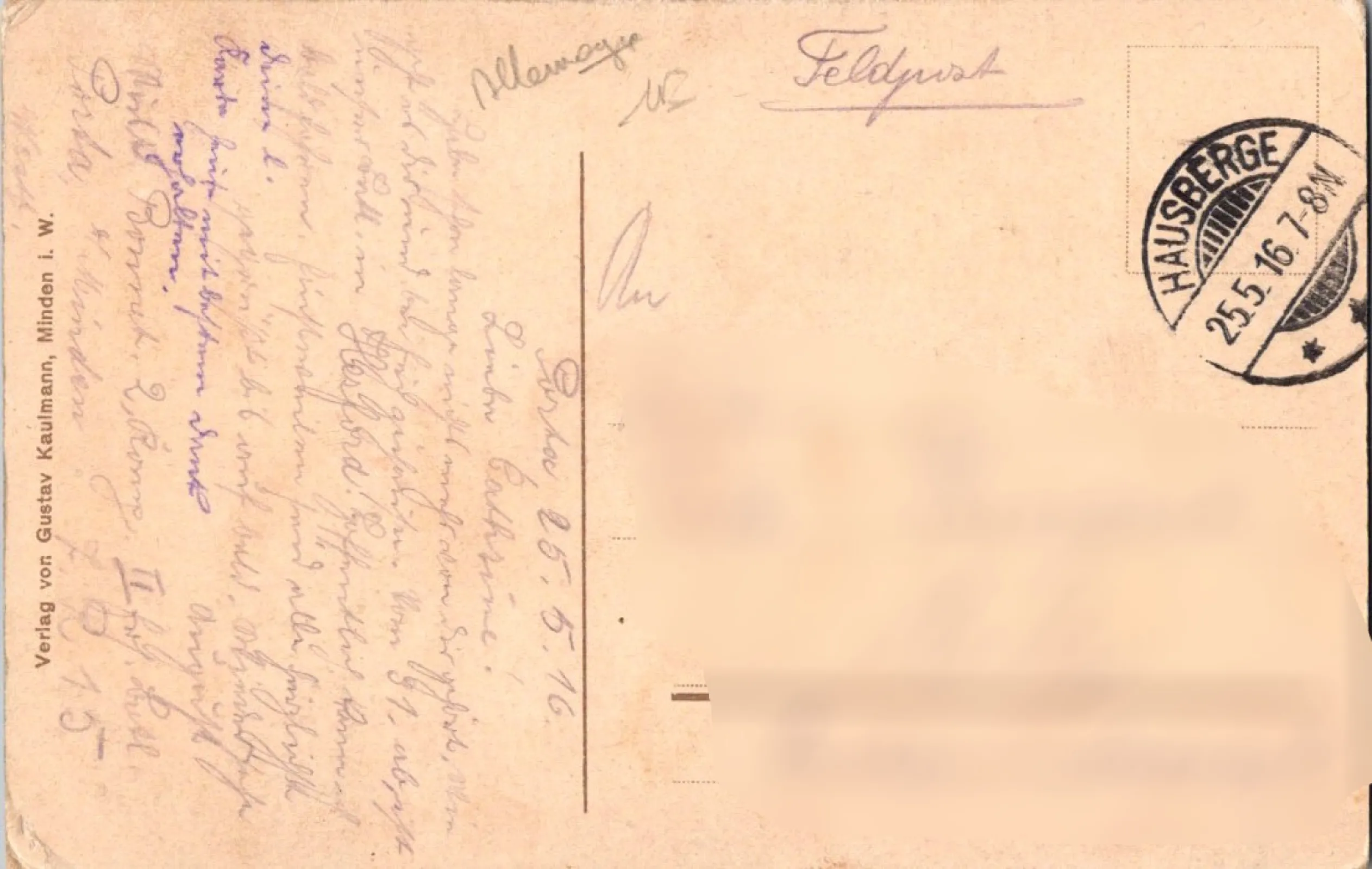 Pocztówka/ Folklor stroje ludowe/ Schaumburg-Lippe/ Niemcy/ ok. lata 10