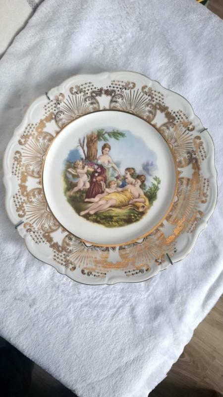 Porcelanowy Talerz dekoracyjny Winterling Röslau Bavaria