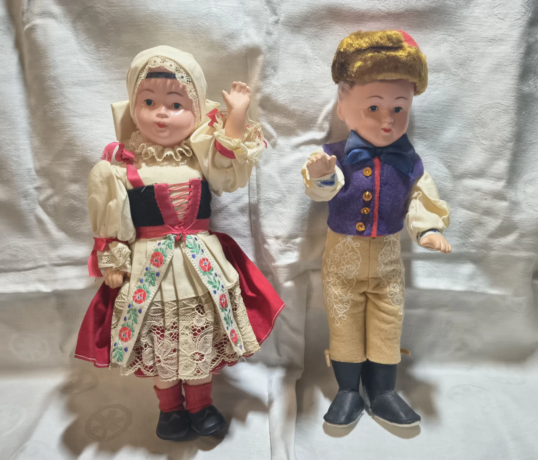 Piękne czechosłowackie lalki-  Lidova Tvorba.