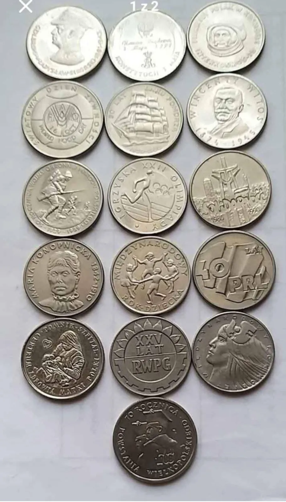 Monety okolicznośćiowe PRL