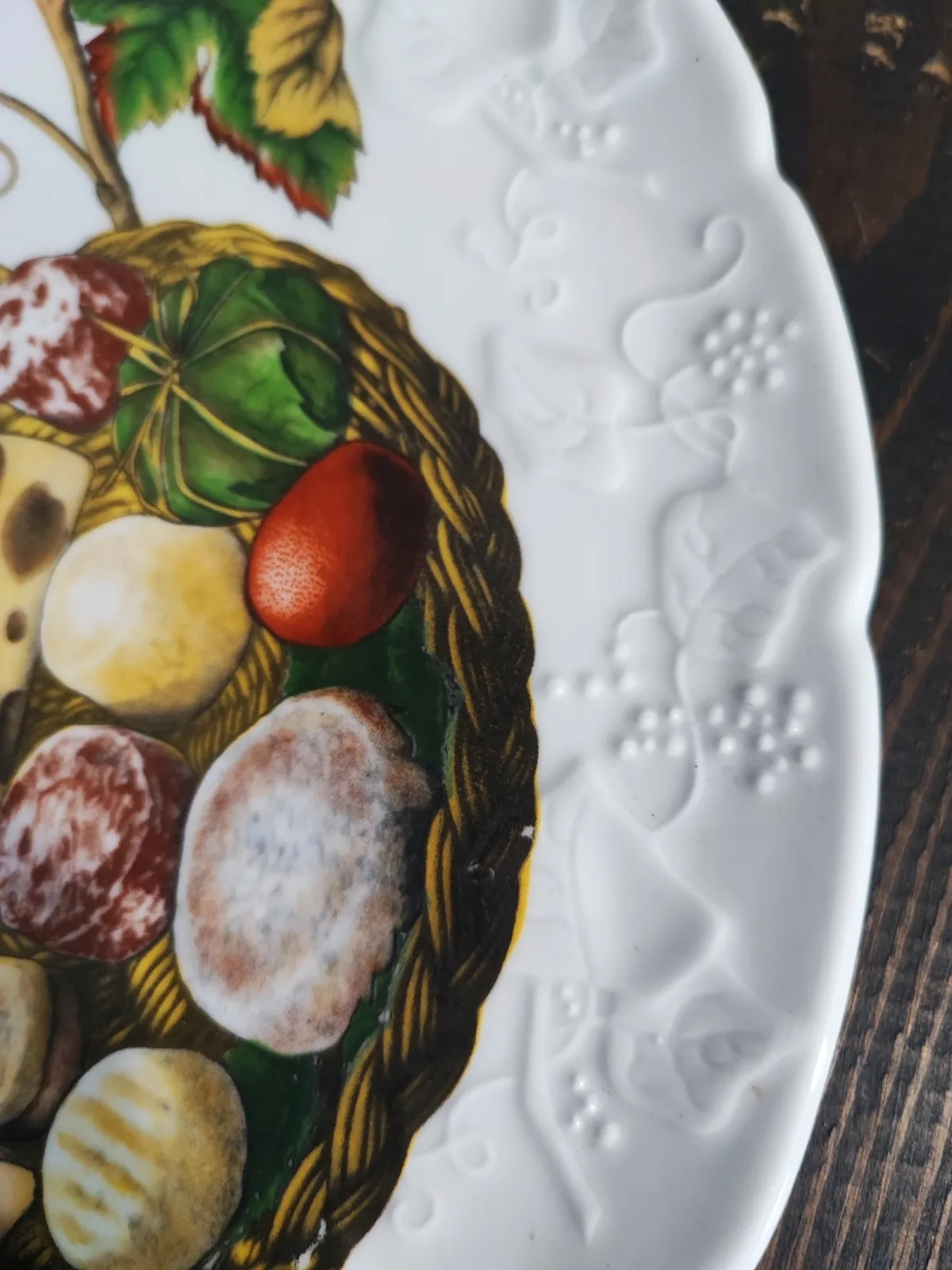 Francuska patera talerzyki unikatowe Vintage
