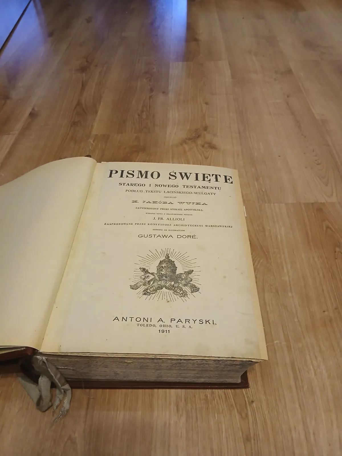 Pismo Święte 1911 r. Ohio, przekład Wujka