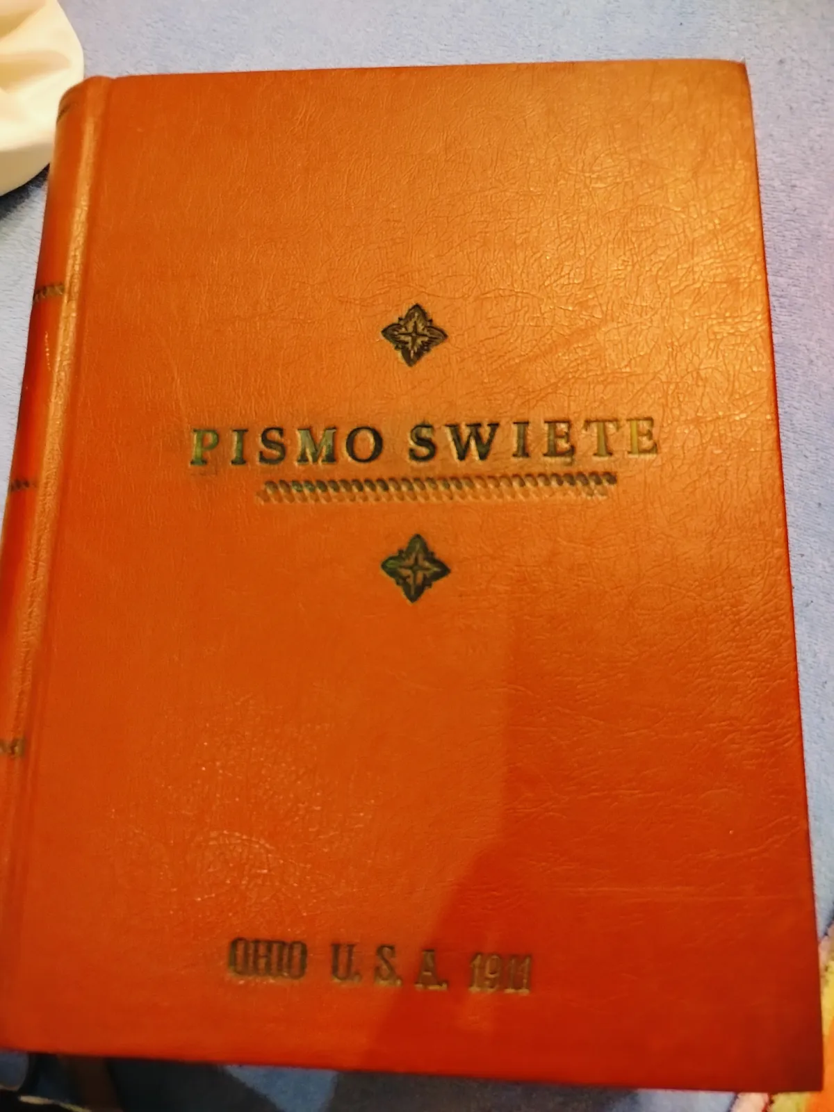 Pismo Święte 1911 r. Ohio, przekład Wujka