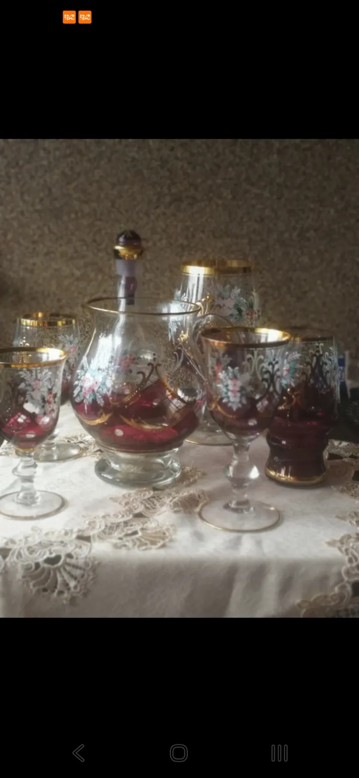 Zestaw Bohemian unikatowy