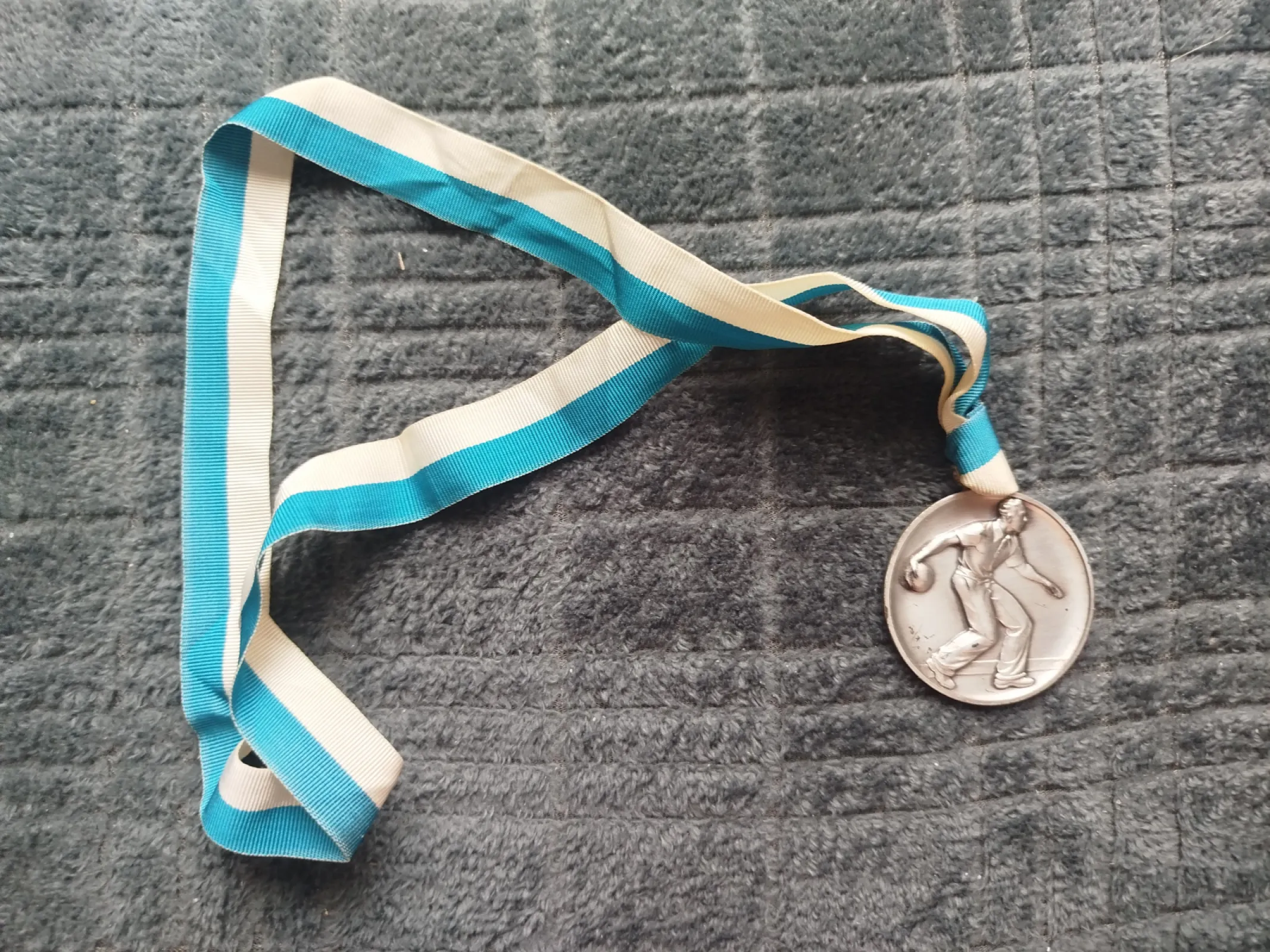 Medal pamiątkowy „10 Jahre AH Gut Holz” – niemiecki klub kręglarski, vintage