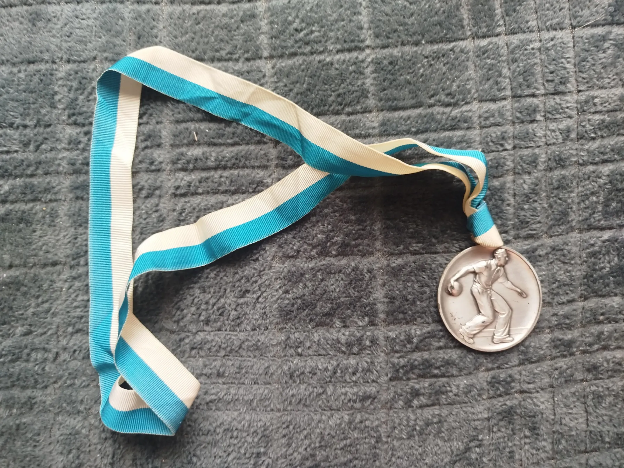 Medal pamiątkowy „10 Jahre AH Gut Holz” – niemiecki klub kręglarski, vintage