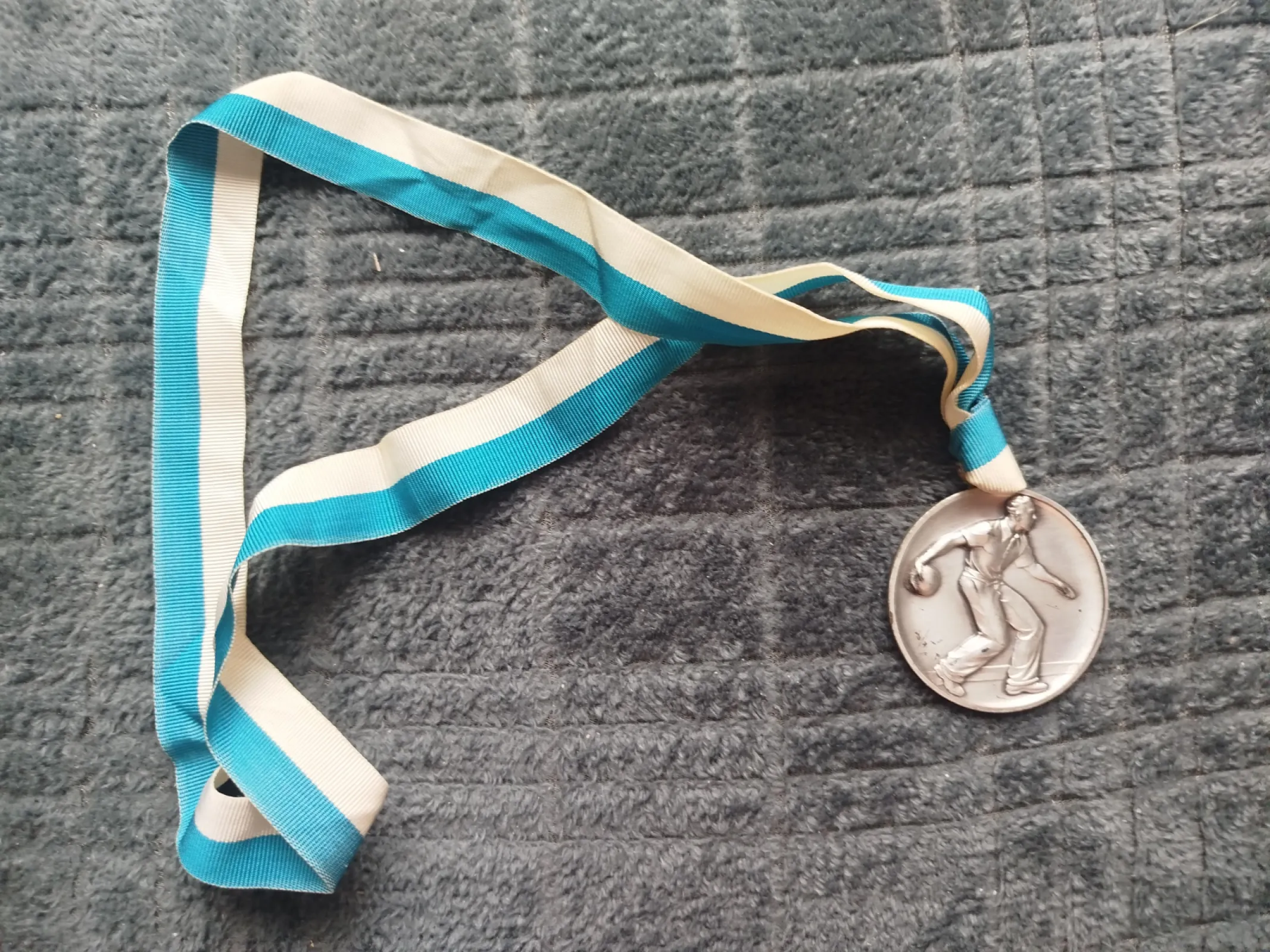 Medal pamiątkowy „10 Jahre AH Gut Holz” – niemiecki klub kręglarski, vintage