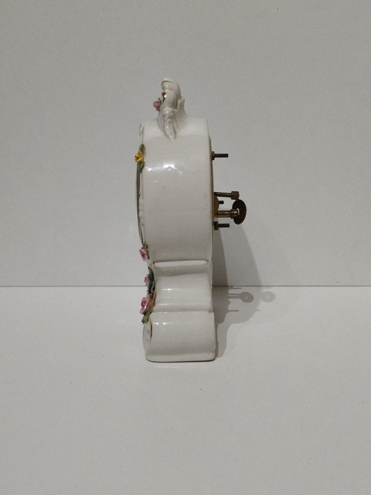 Zegar porcelanowy kominkowy w stanie idealnym