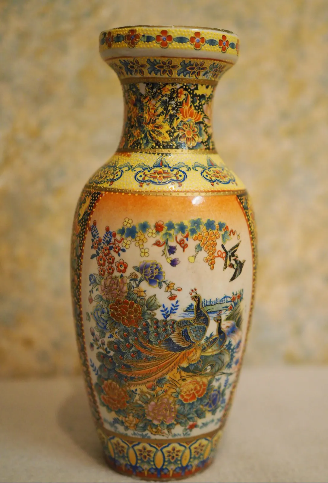 Wazon chiński, porcelana. Ręcznie malowany. Super stan!