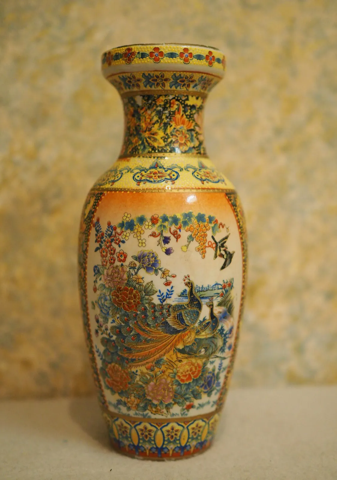 Wazon chiński, porcelana. Ręcznie malowany. Super stan!