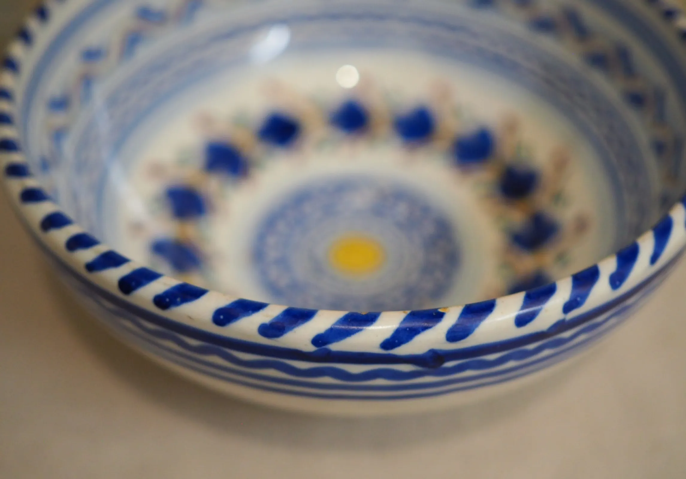 Ceramiczny talerz, miska na tapas z Hiszpanii. Handmade. Lata 60.