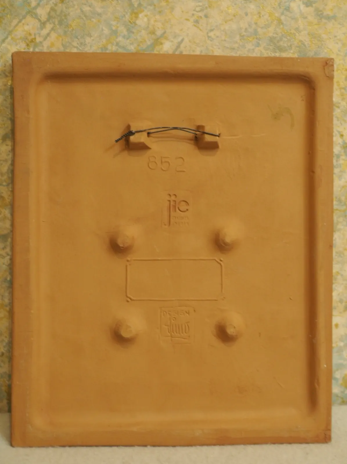 Artystyczny kafel, relief, ceramika od Jie Gantofta Sweden, nr 852.