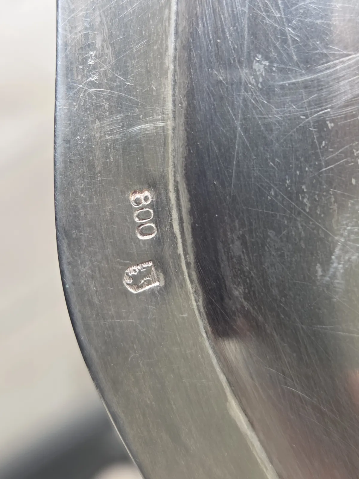 SREBRNY ZESTAW KAWOWO-HERBACIANY 800/830  1,56Kg