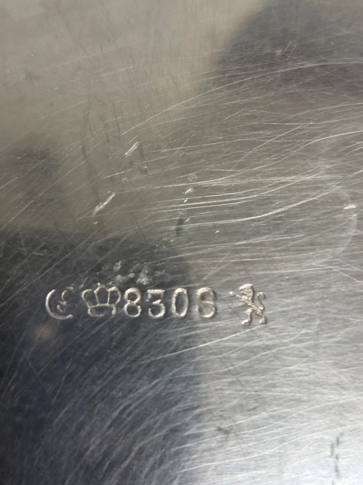 SREBRNY ZESTAW KAWOWO-HERBACIANY 800/830  1,56Kg