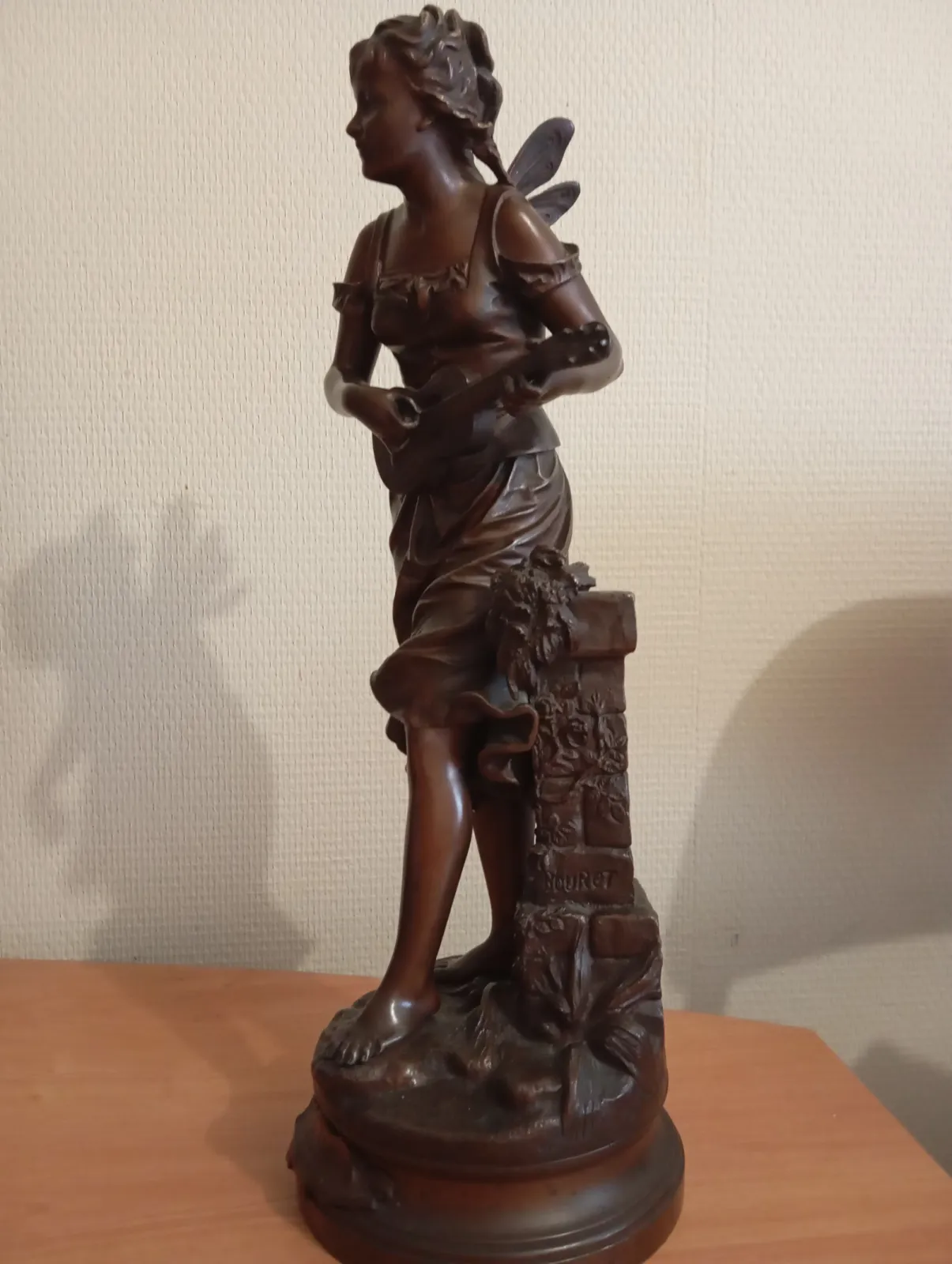 Wielka Rzeźba z Brązu „CIGALE” – Eutrope BOURET (42 cm) – Medal Salonu