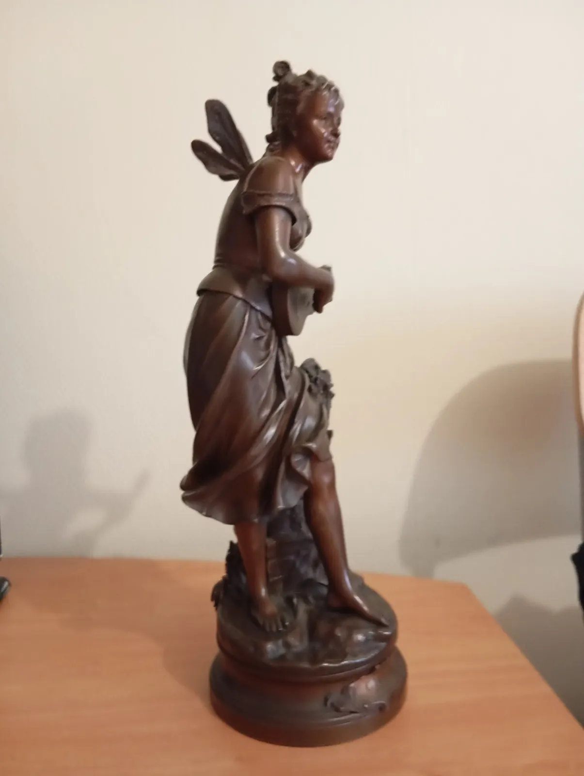 Wielka Rzeźba z Brązu „CIGALE” – Eutrope BOURET (42 cm) – Medal Salonu