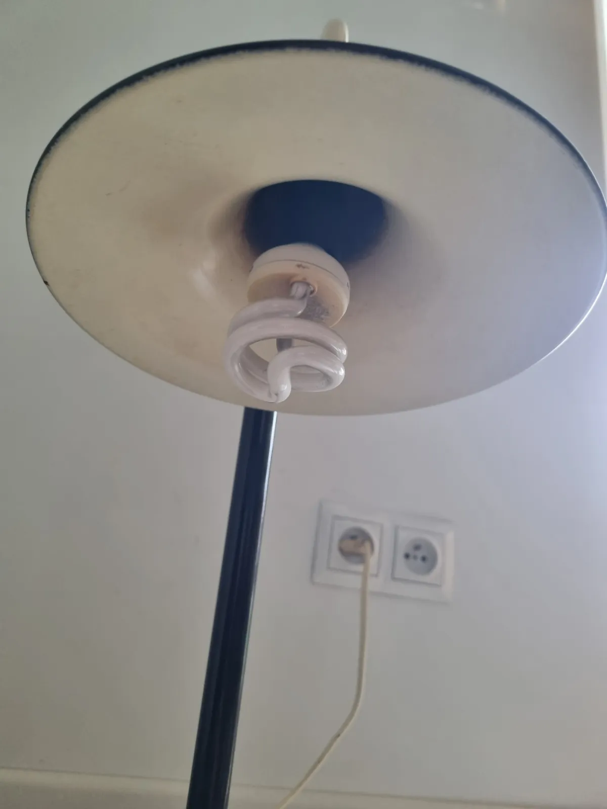 Stara lampa biurowa pochodzący z Holandii