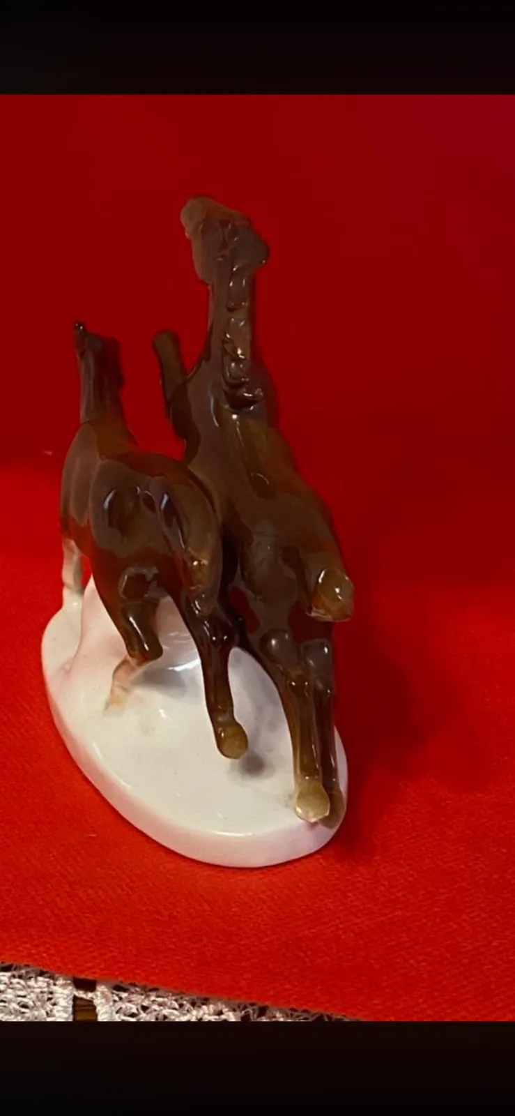 Figurka -konie w galopie -GRAFENTHAL