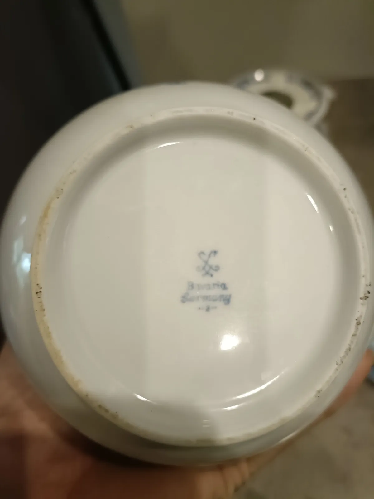 Porcelanowy dzbanek do kawy/herbaty z podgrzewaczem Bavaria Germany