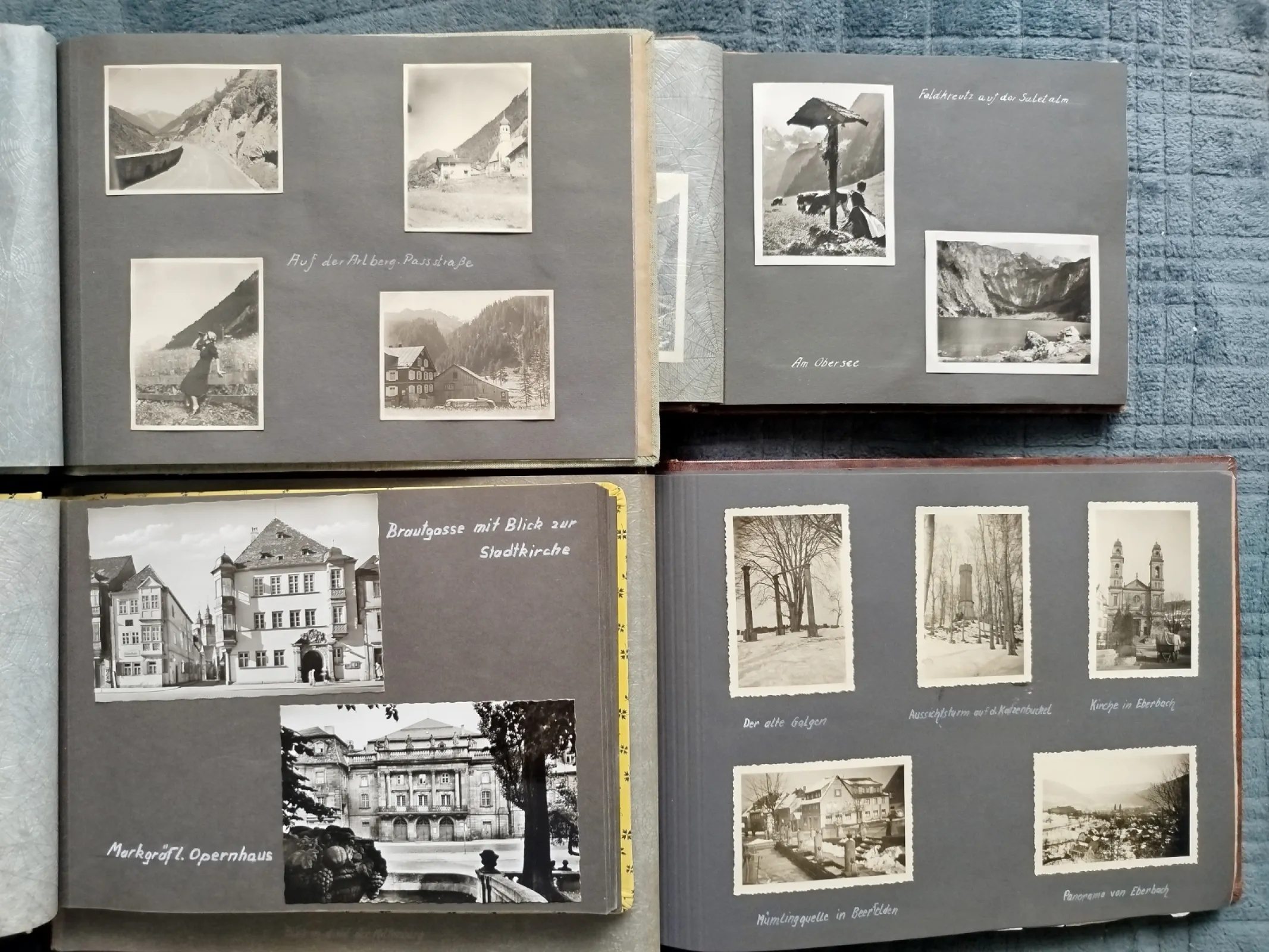 Zdjęcia i pocztówki 434 sztuki łata 1954-57 Niemcy