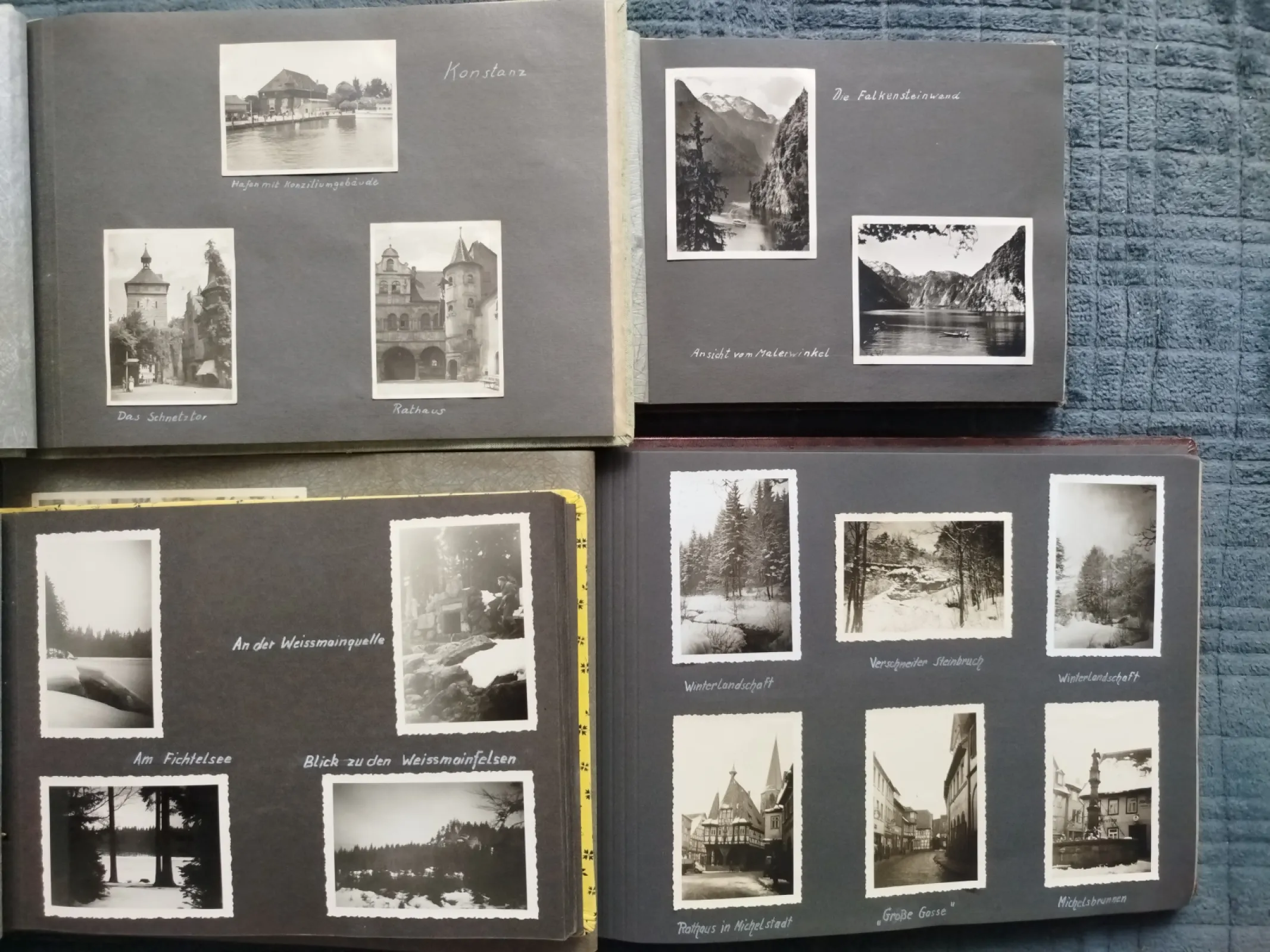 Zdjęcia i pocztówki 434 sztuki łata 1954-57 Niemcy