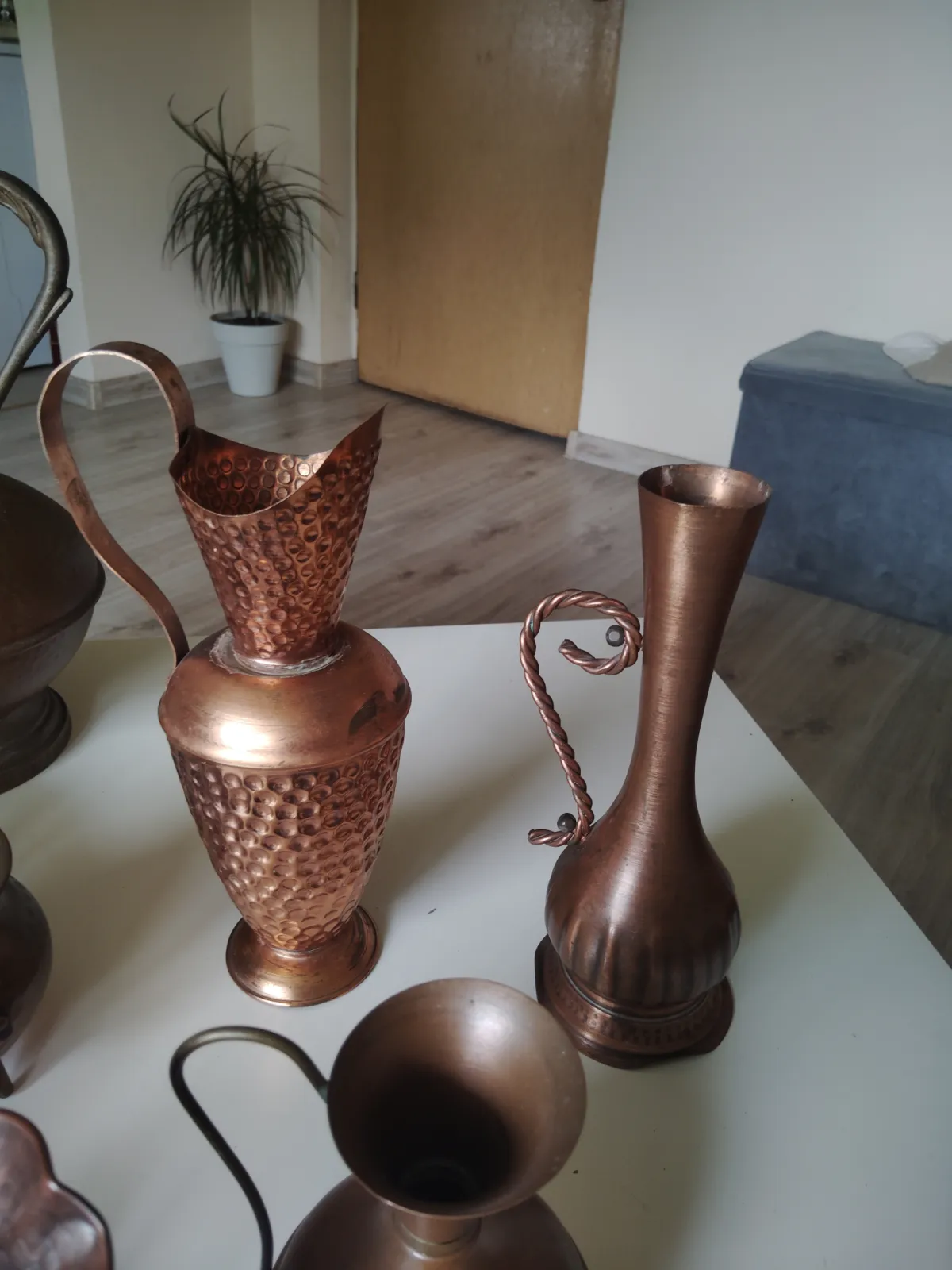 Miedziane naczynia Vintage