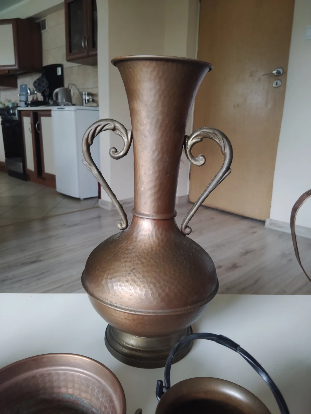 Miedziane naczynia Vintage