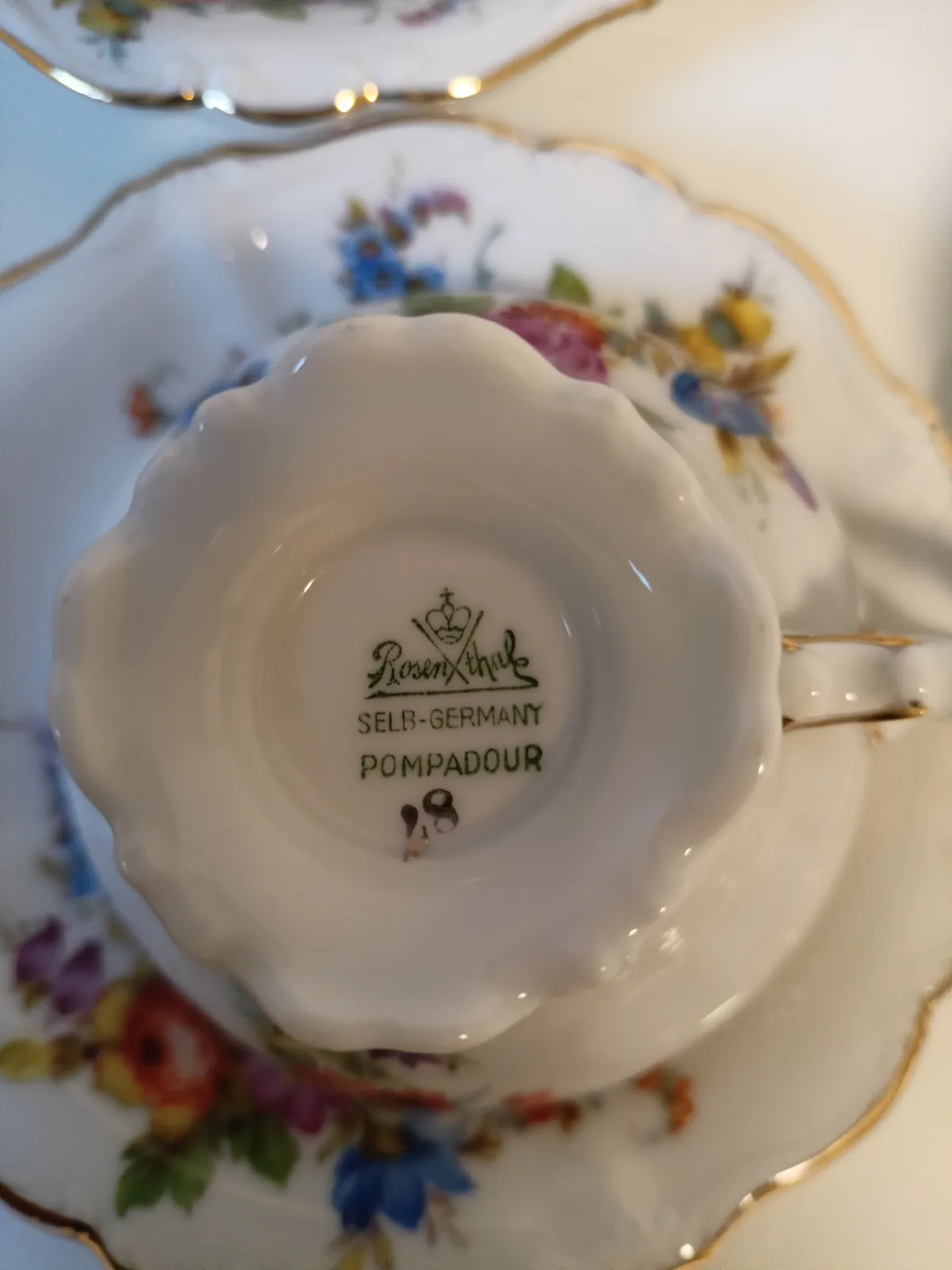 Wytworny Serwis Kawowy Rosenthal POMPADOUR – Rok 1941! Unikat, Stan Idealny