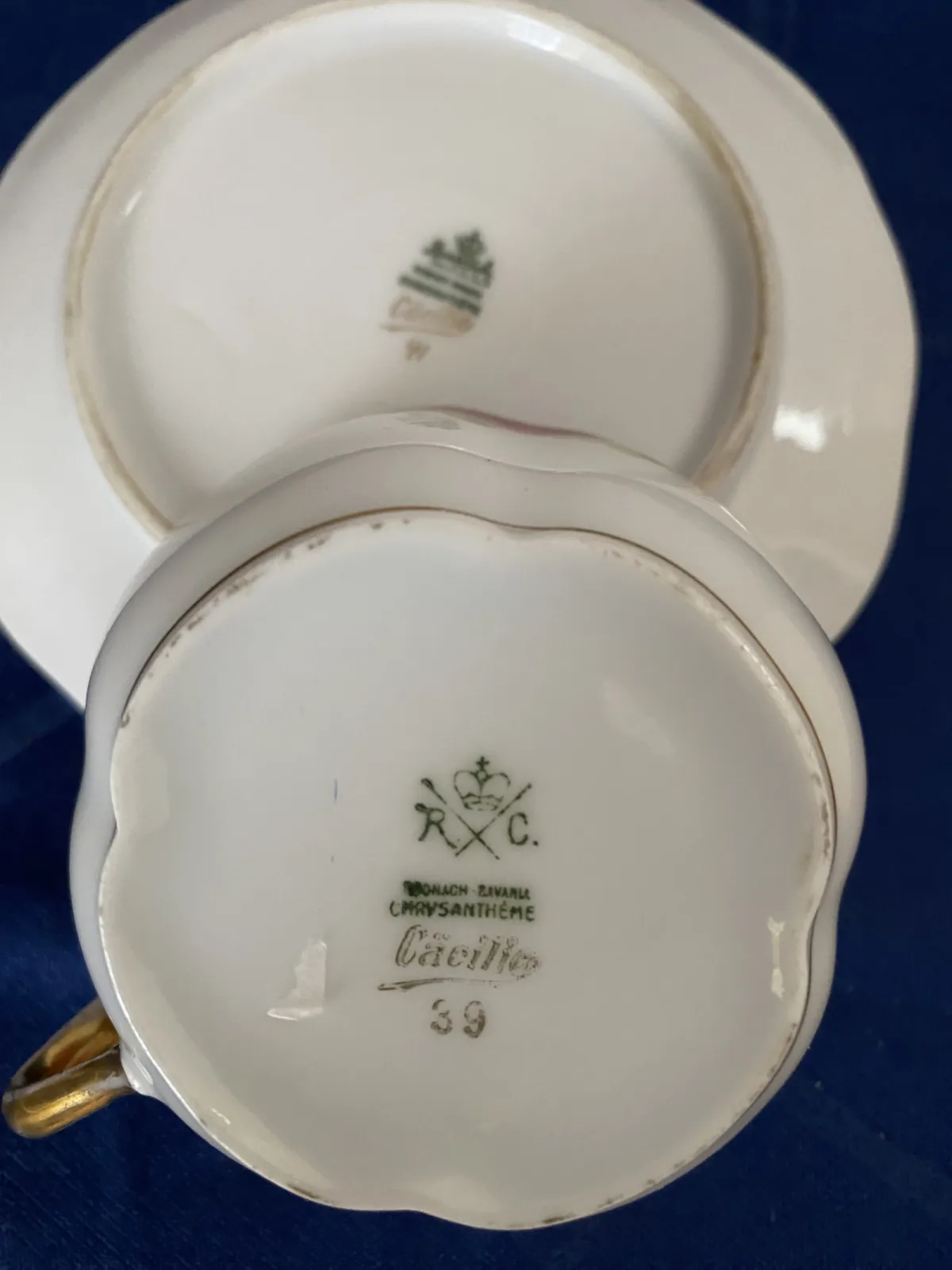 Duo ROSENTHAL CHRYSANTHEME CECILIE