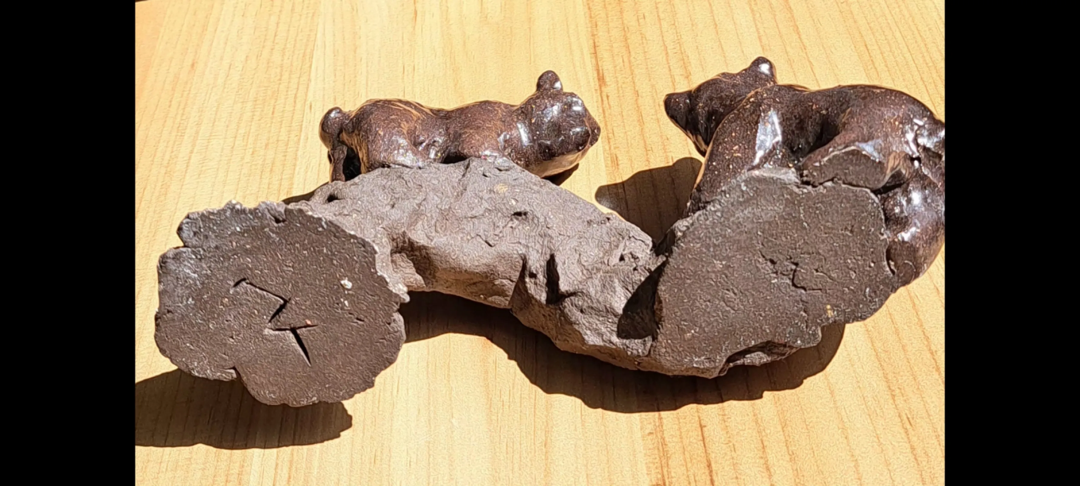 Figurka ceramiczna niedźwiedzie misie vintage retro sygnatura