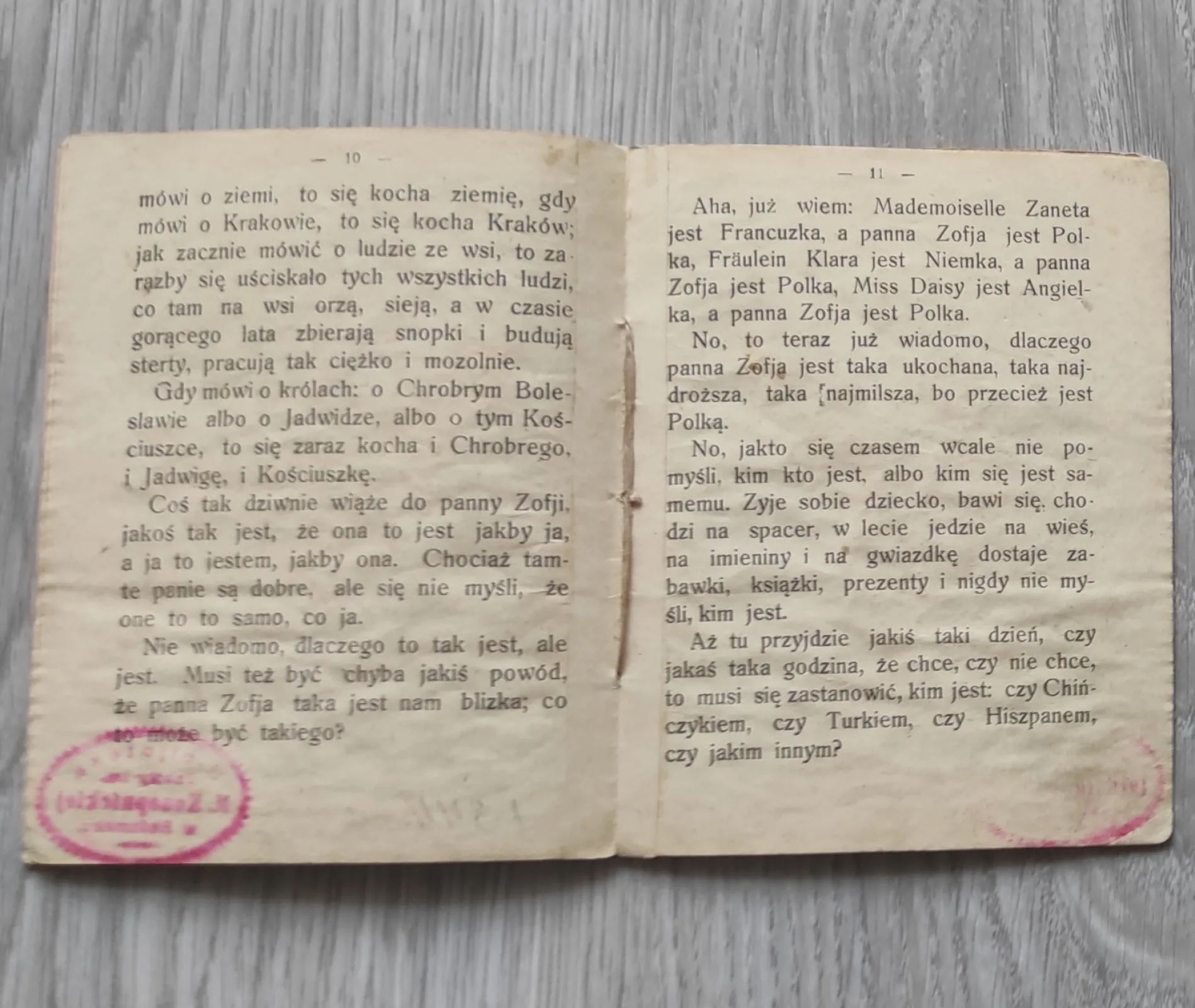 Polska broszura patriotyczna z 1918r "Kto ty jesteś?"