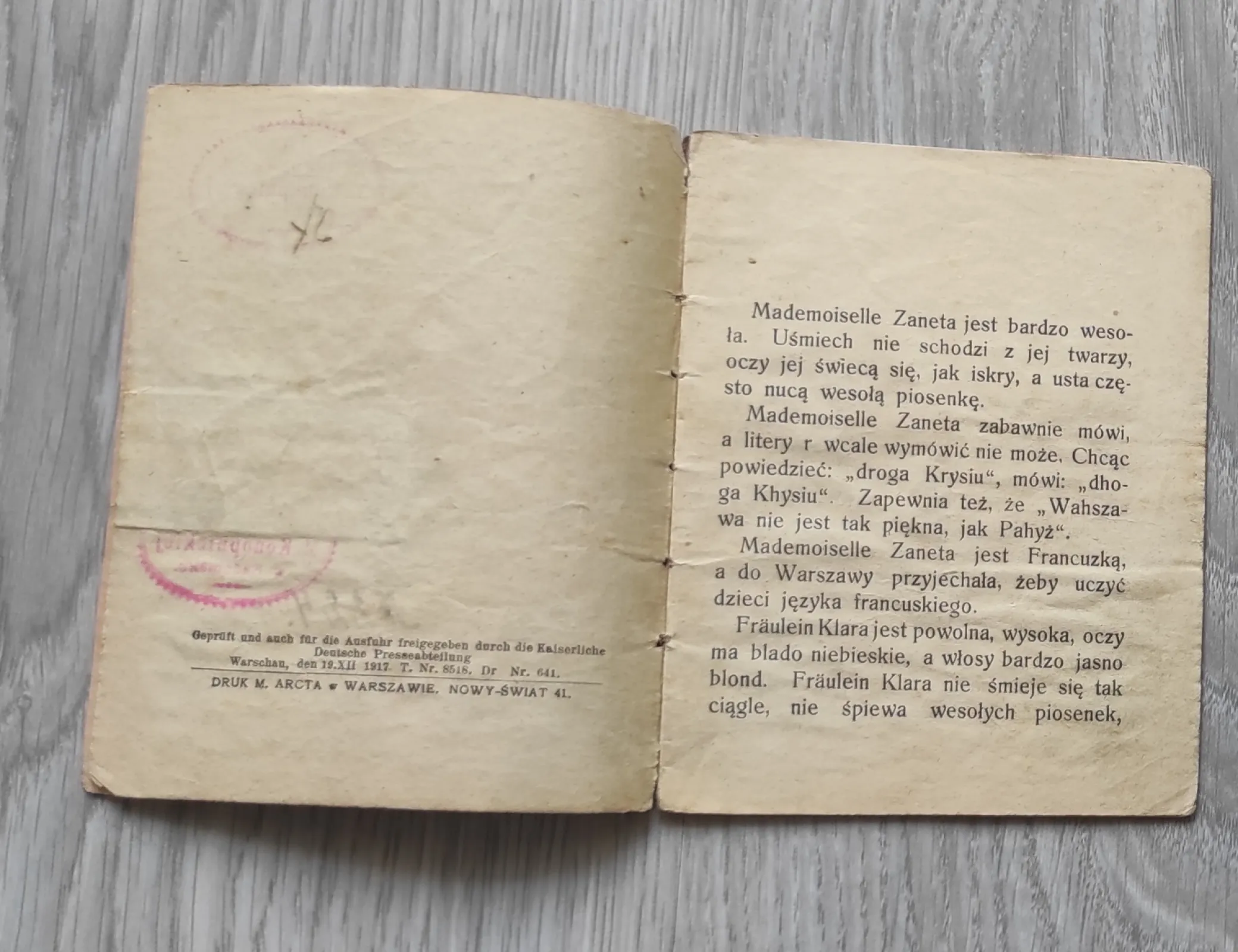 Polska broszura patriotyczna z 1918r "Kto ty jesteś?"