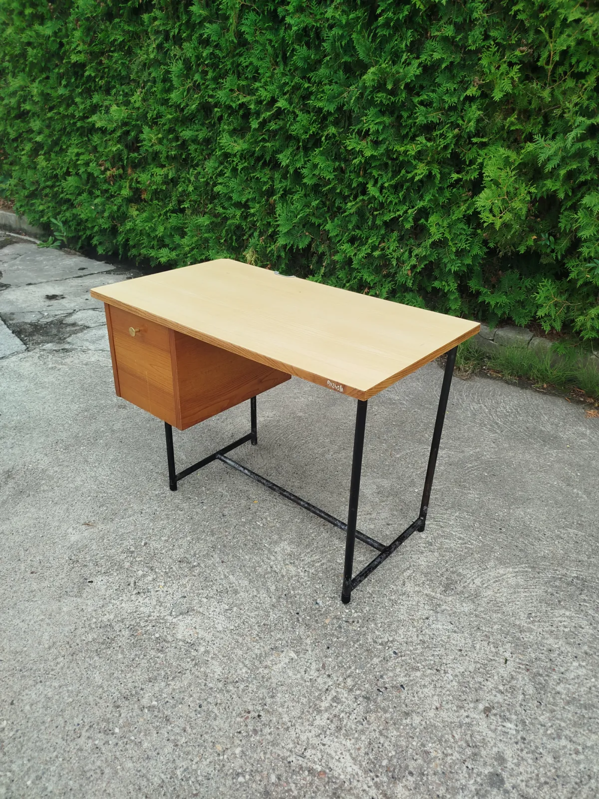Biurko szkolne PRL / Cepelia „CIS”(ok. 1975–1982)