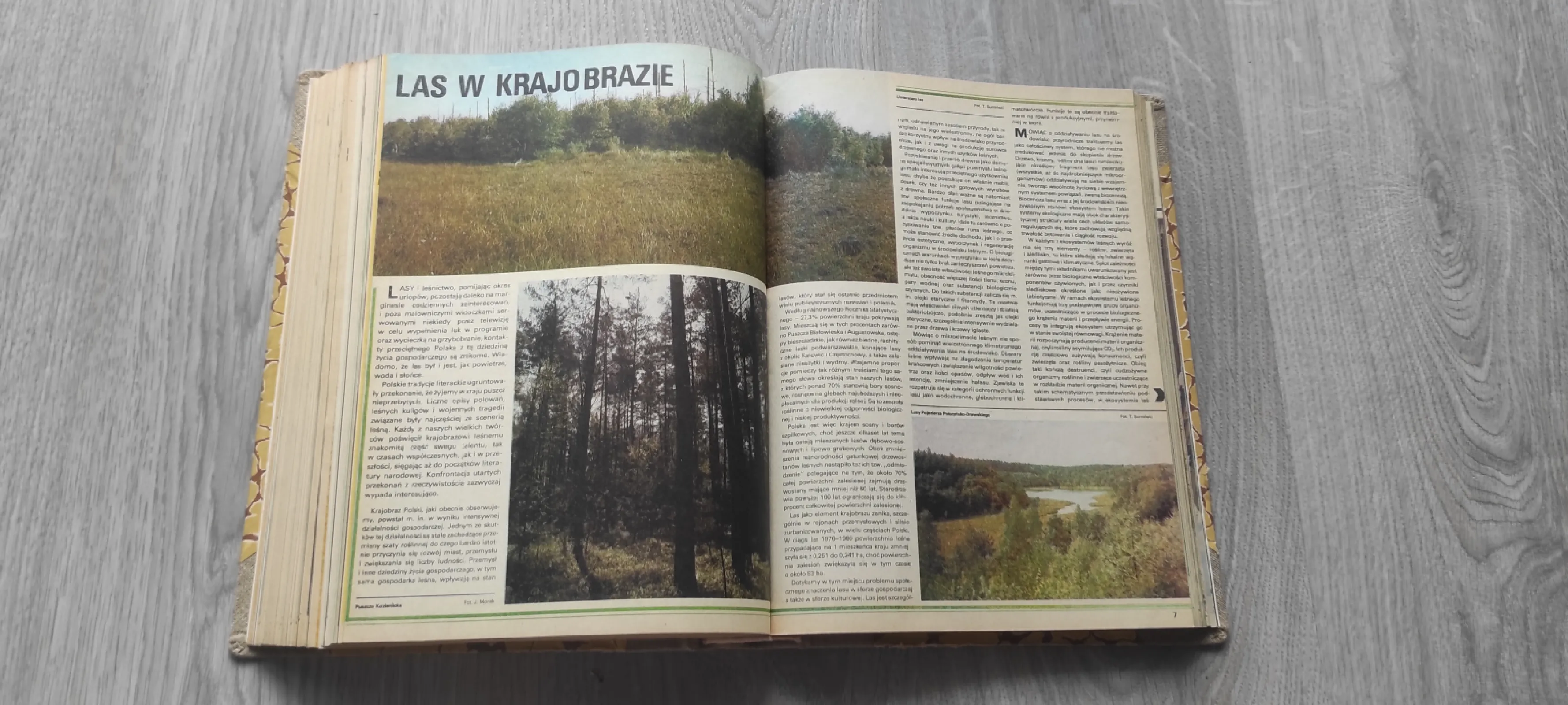 Oprawione 2 roczniki miesięcznika "Przyroda polska" 1981 i 1982