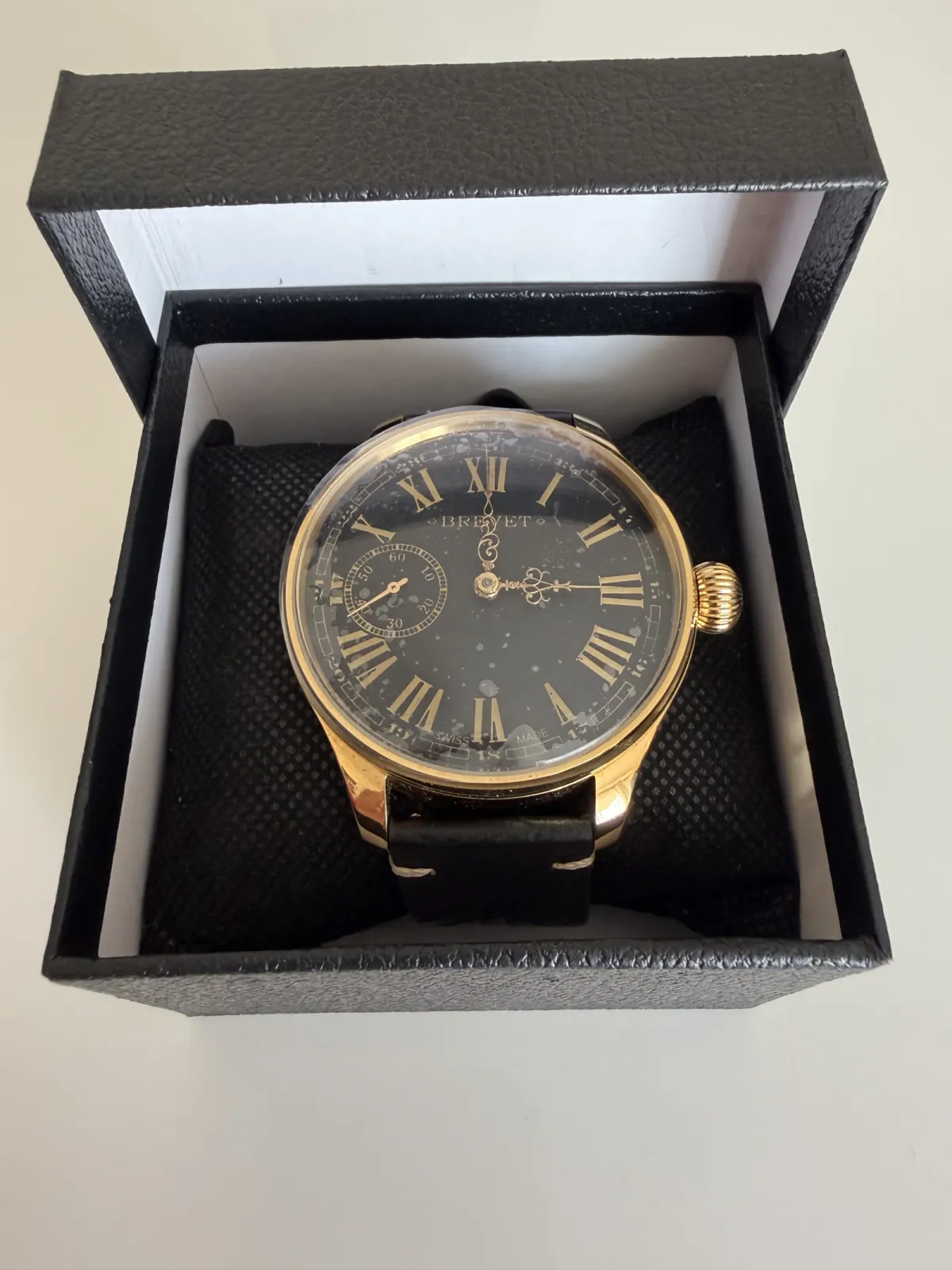 Ręcznie wykonany Marriage Watch – oryginalny szwajcarski mechanizm 17 Jewels, 47 mm