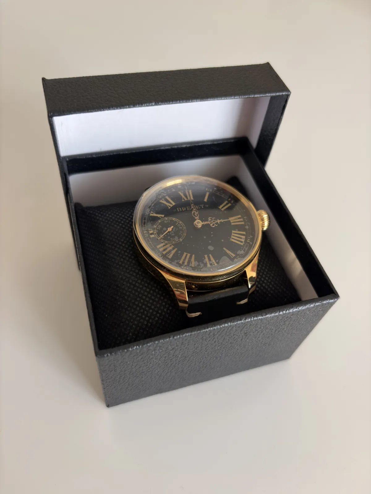 Ręcznie wykonany Marriage Watch – oryginalny szwajcarski mechanizm 17 Jewels, 47 mm