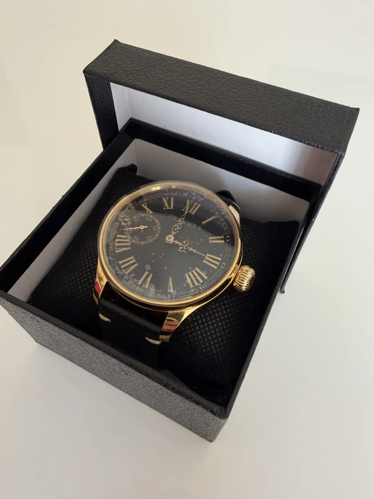 Ręcznie wykonany Marriage Watch – oryginalny szwajcarski mechanizm 17 Jewels, 47 mm