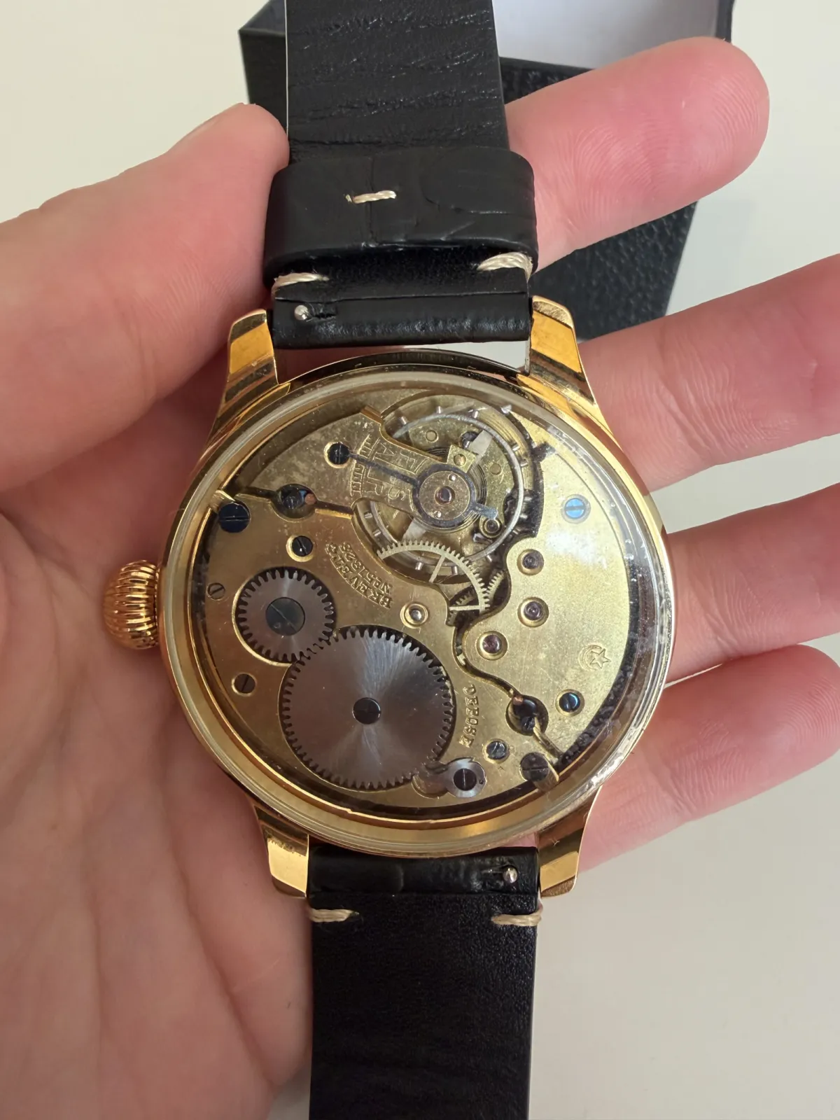 Ręcznie wykonany Marriage Watch – oryginalny szwajcarski mechanizm 17 Jewels, 47 mm