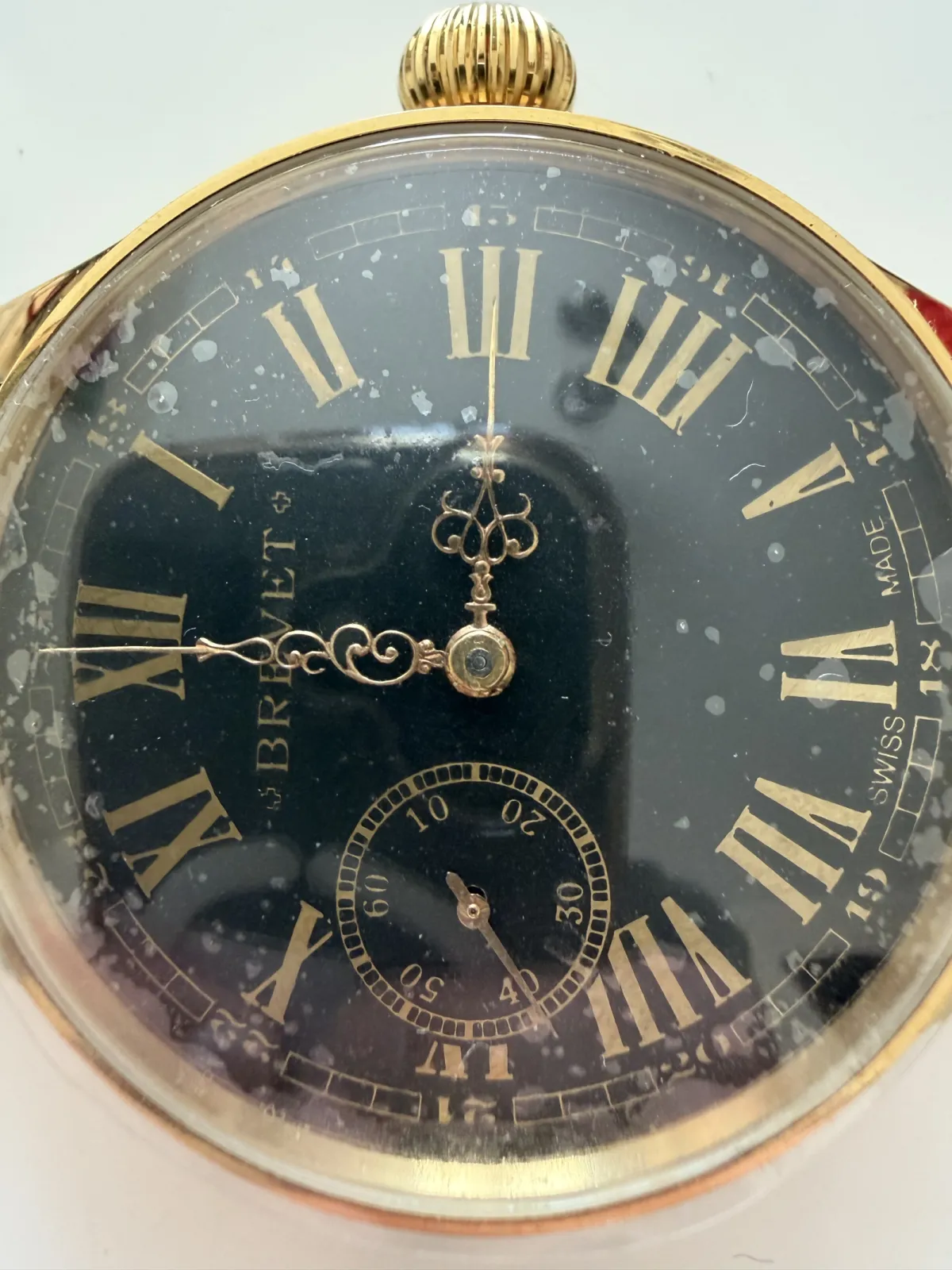 Ręcznie wykonany Marriage Watch – oryginalny szwajcarski mechanizm 17 Jewels, 47 mm
