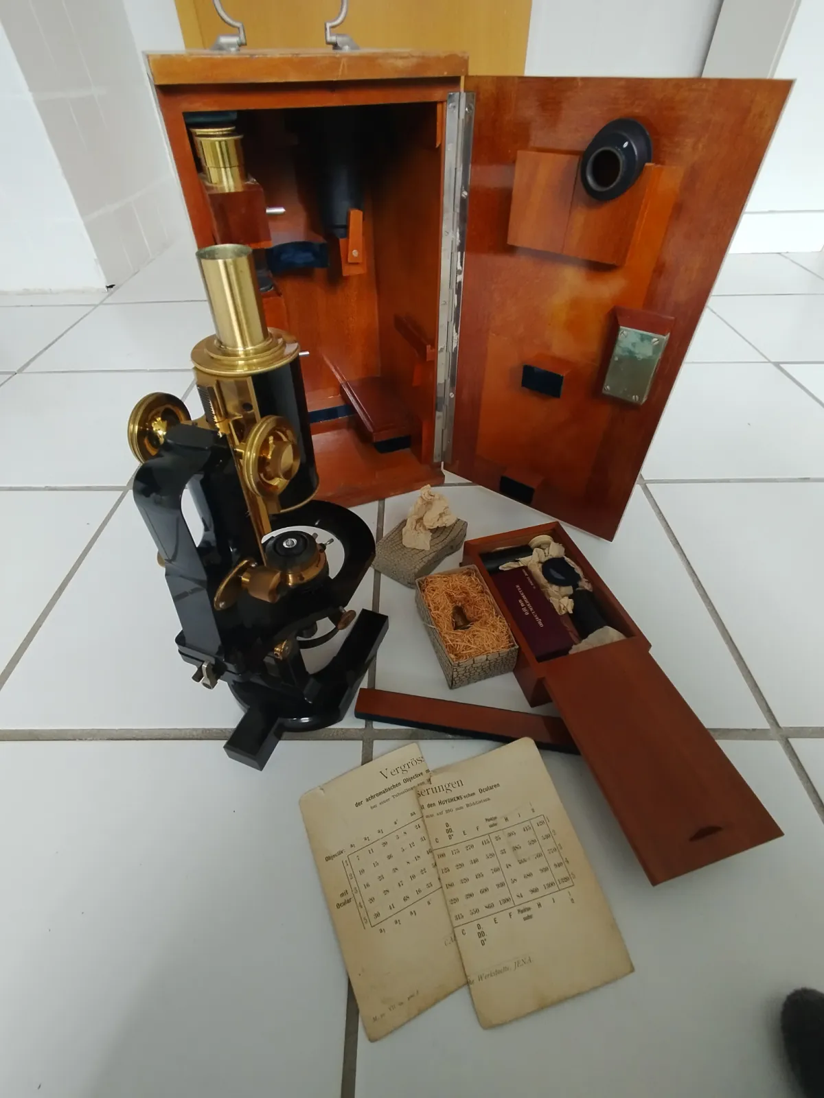 Mikroskop Carl Zeiss 1903r