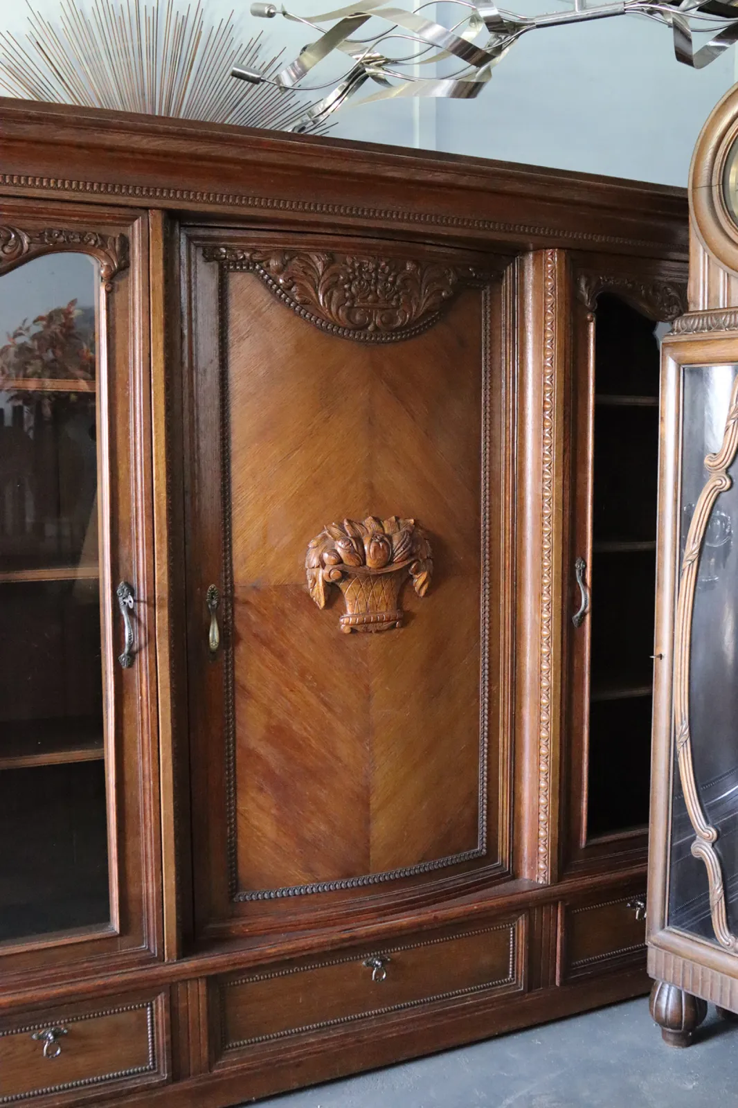 Pałacowa Biblioteka | francuskie Art Déco / eklektyzm lata 20. 30. / motyw corbeille de fruits