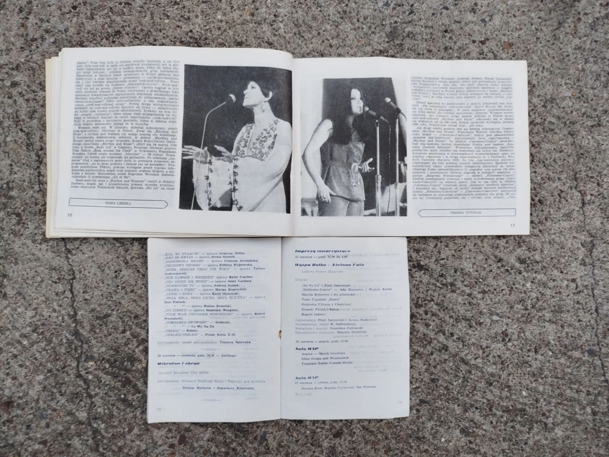 Oryginalny komplet VIII Krajowego Festiwalu Piosenki Polskiej – Opole ’70 – program koncertowy + książeczka „Opole 70”