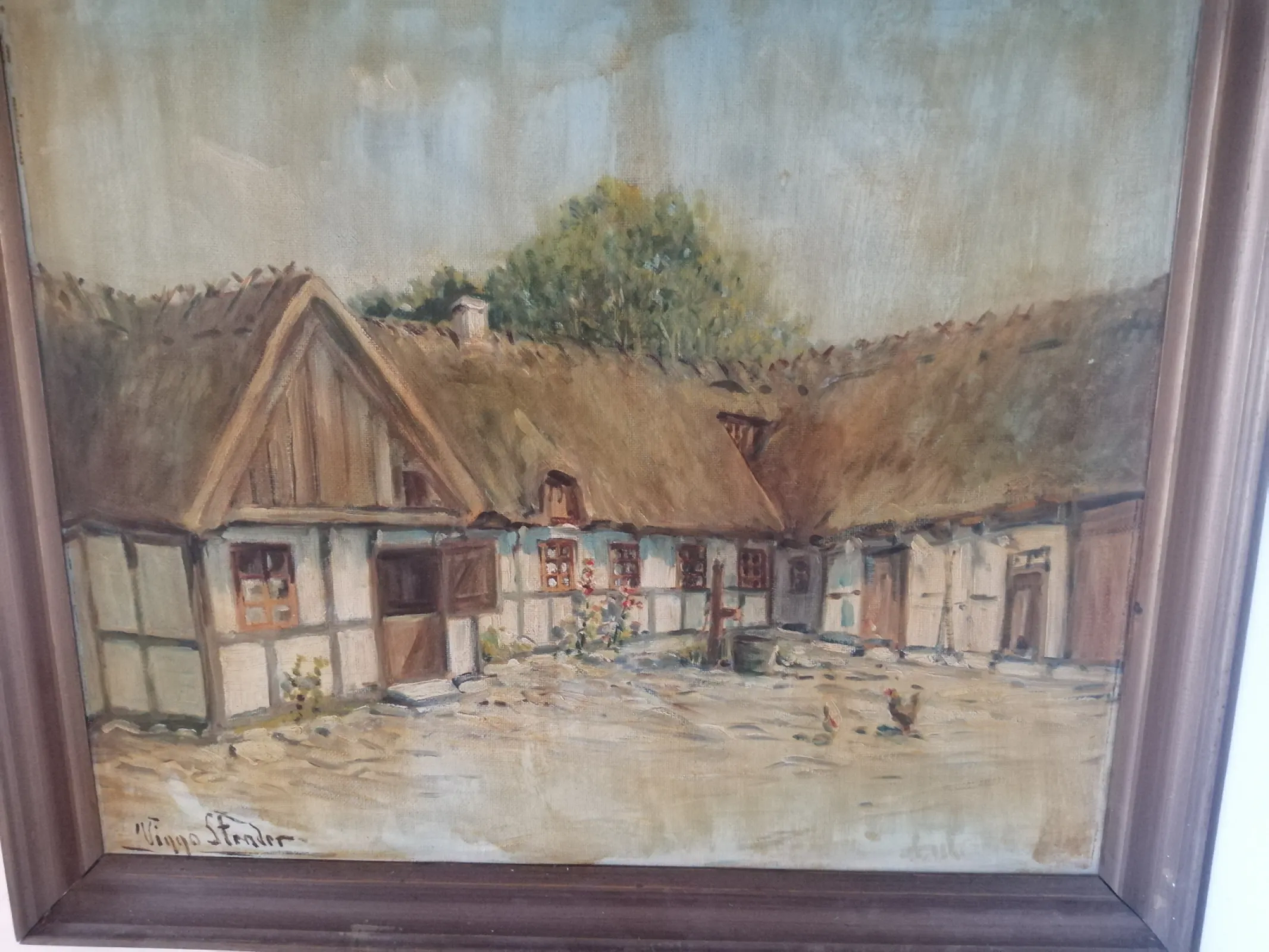Viggo Stender 1883-1954, olej na płótnie.